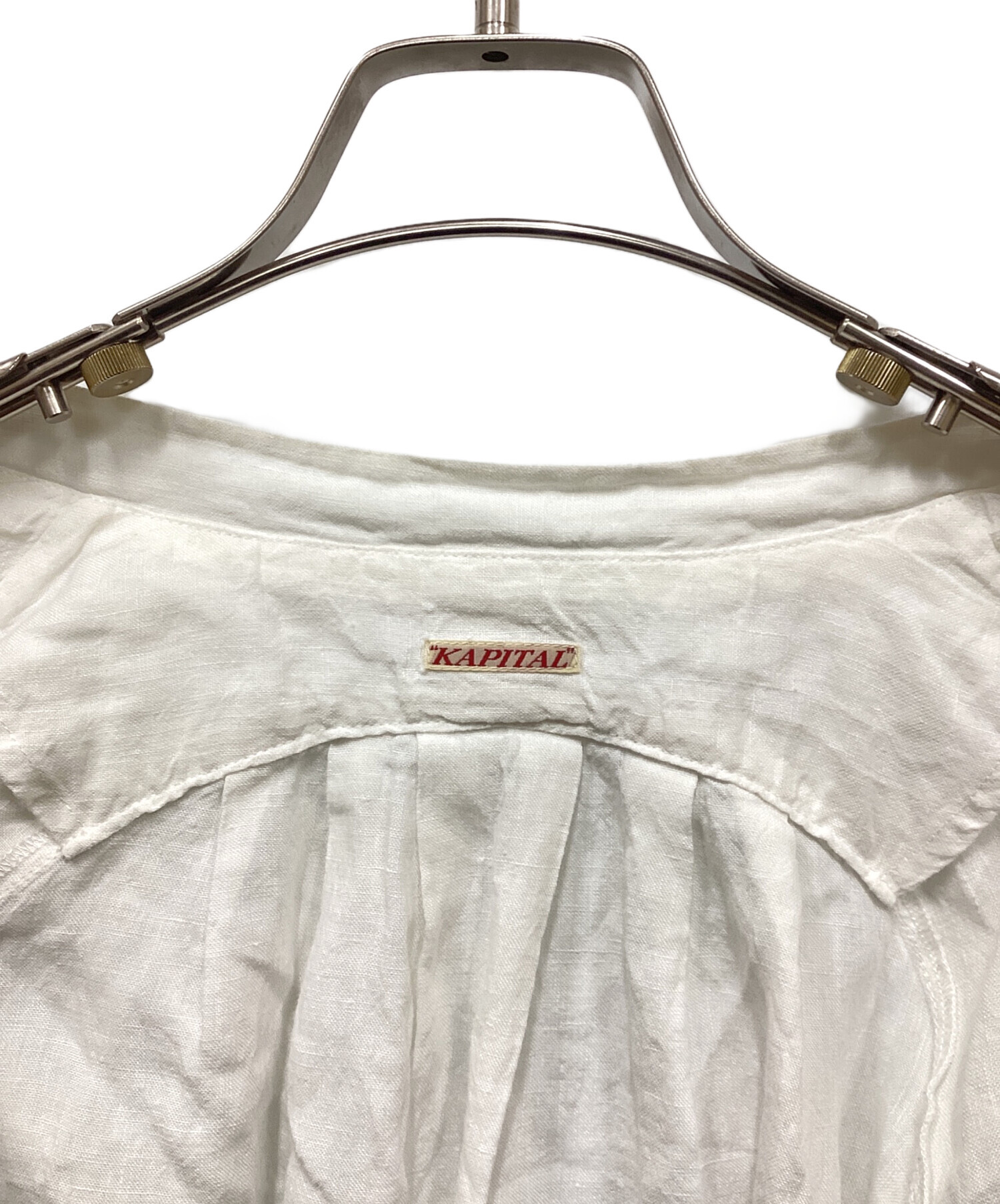 KAPITAL キャピタル コンチョ リネン ジャケット 中古・古着通販】KAPITAL (キャピタル) カットワークスリーブリネン