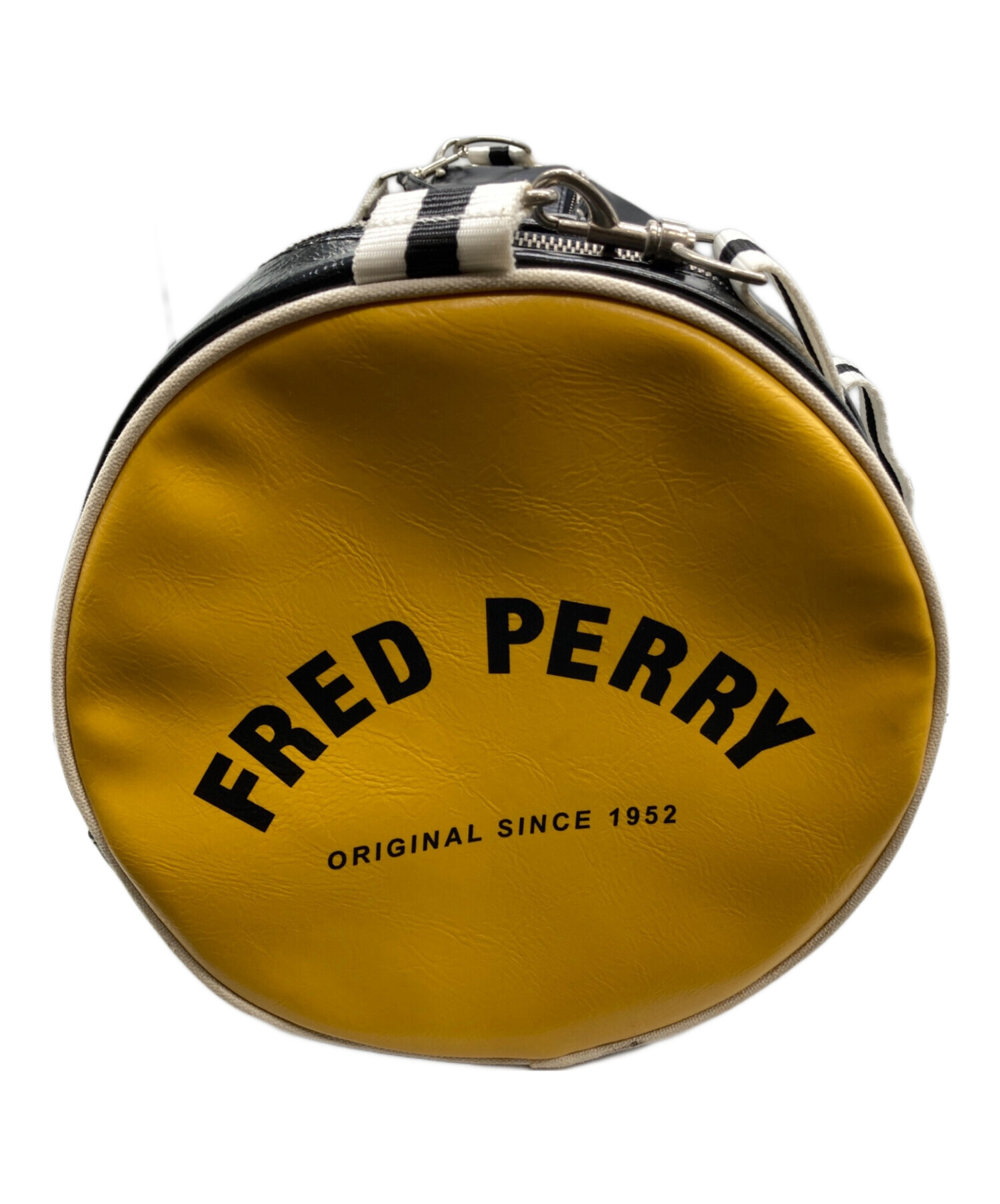 中古・古着通販】FRED PERRY (フレッドペリー) バレルバッグ ブラック
