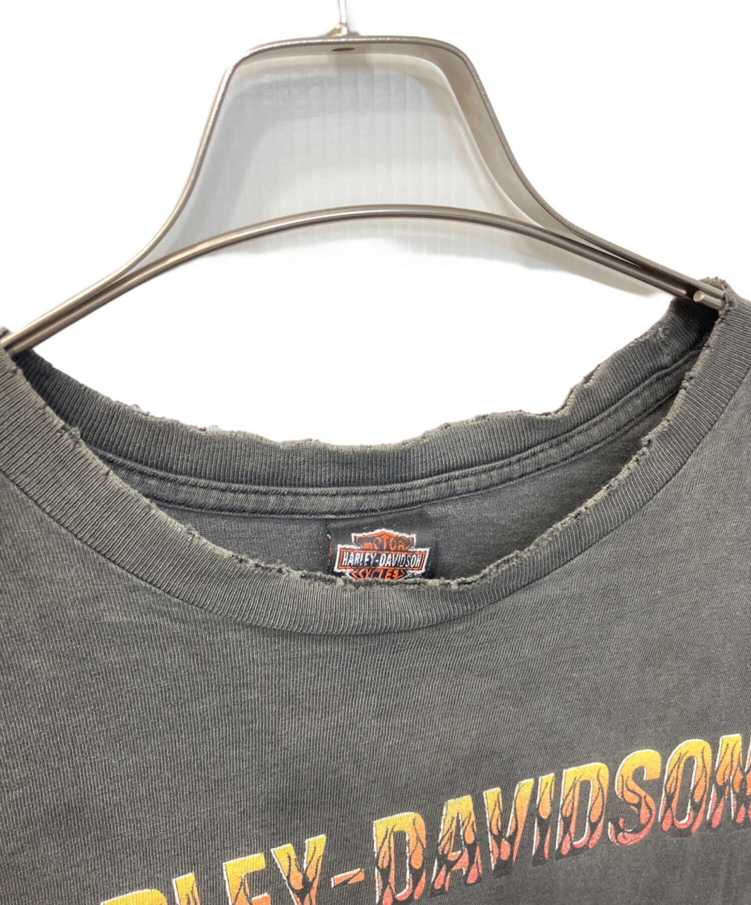 古着ハーレーダビッドソン（Harley-Davidson）黒サイズL 47 中古・古着通販】HARLEY-DAVIDSON (ハーレーダビッドソン) ジップ