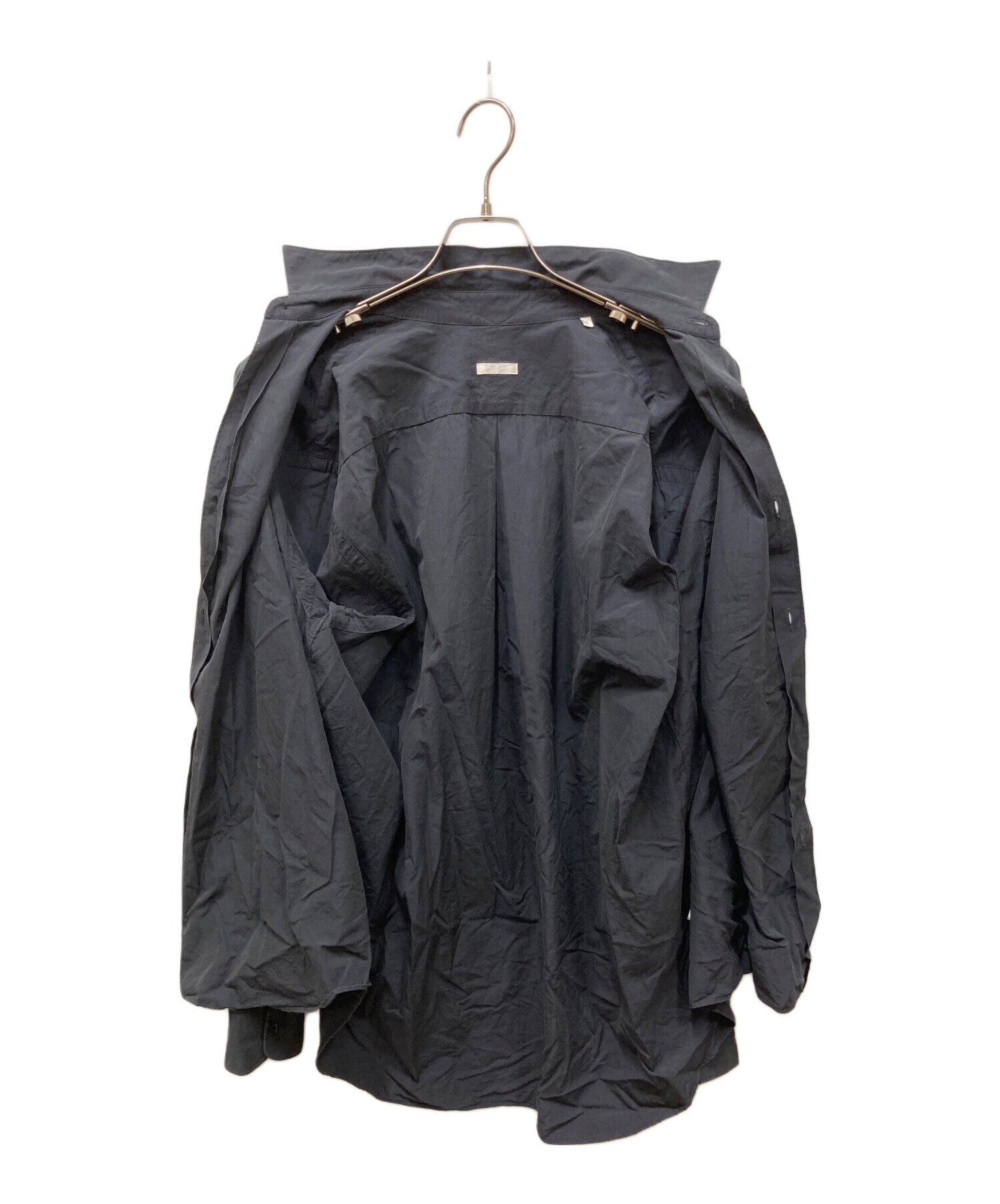 中古・古着通販】COMOLI (コモリ) コモリシャツ ネイビー サイズ:2