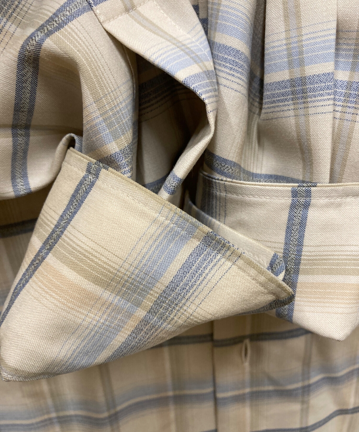 中古・古着通販】AURALEE (オーラリー) SUPER LIGHT WOOL CHECK SHIRT 