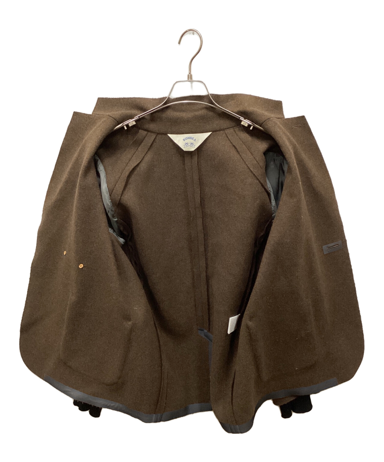 中古・古着通販】SUNSEA (サンシー) CUT OFF MELTON JACKET/カットオフ