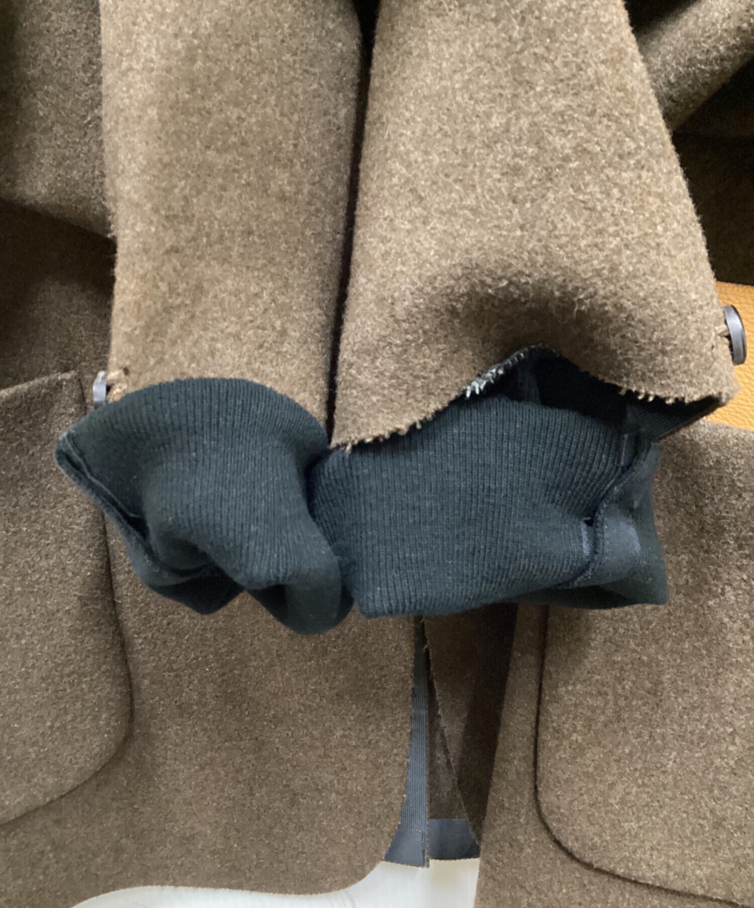 中古・古着通販】SUNSEA (サンシー) CUT OFF MELTON JACKET/カットオフ