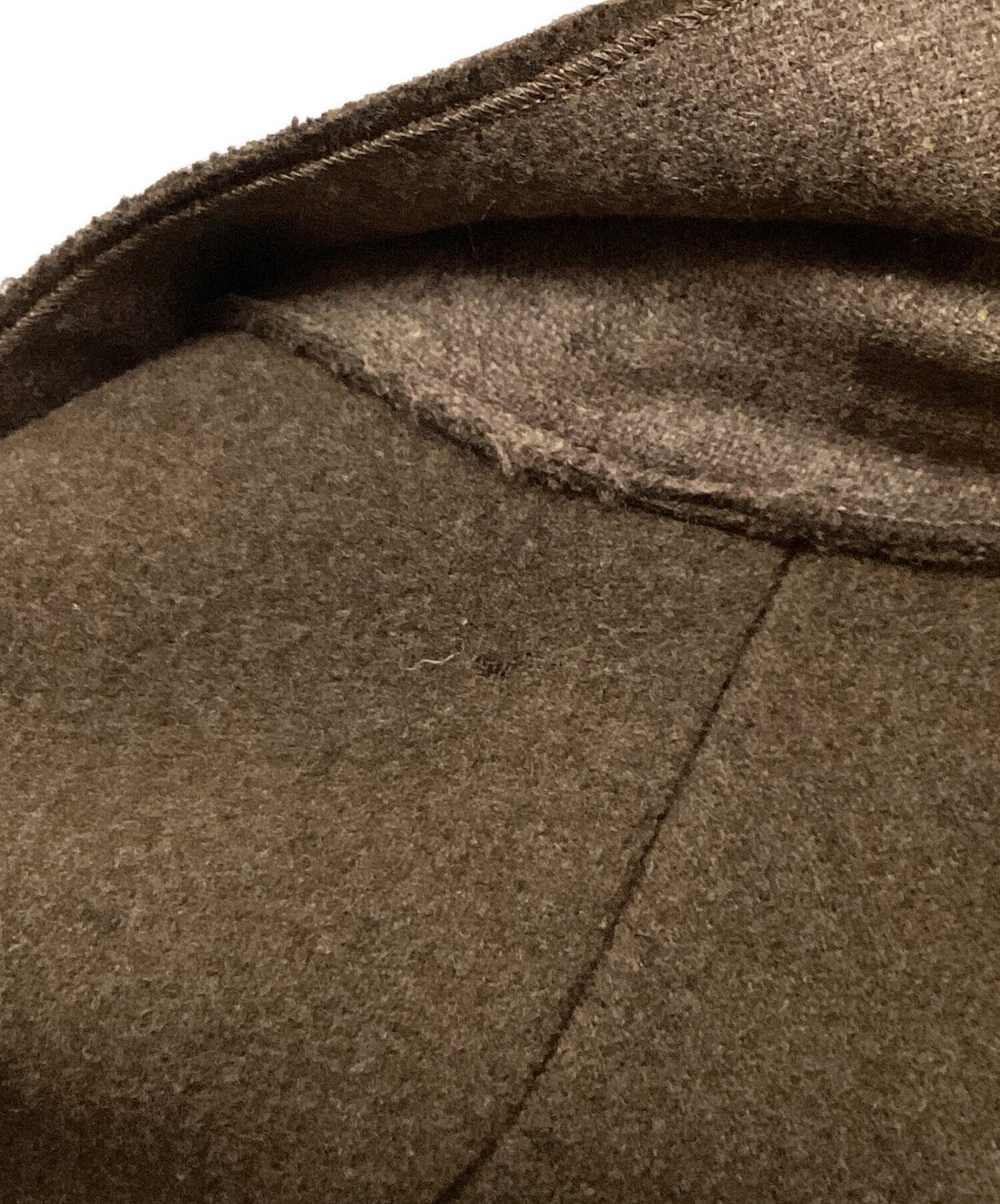 中古・古着通販】SUNSEA (サンシー) CUT OFF MELTON JACKET/カットオフ