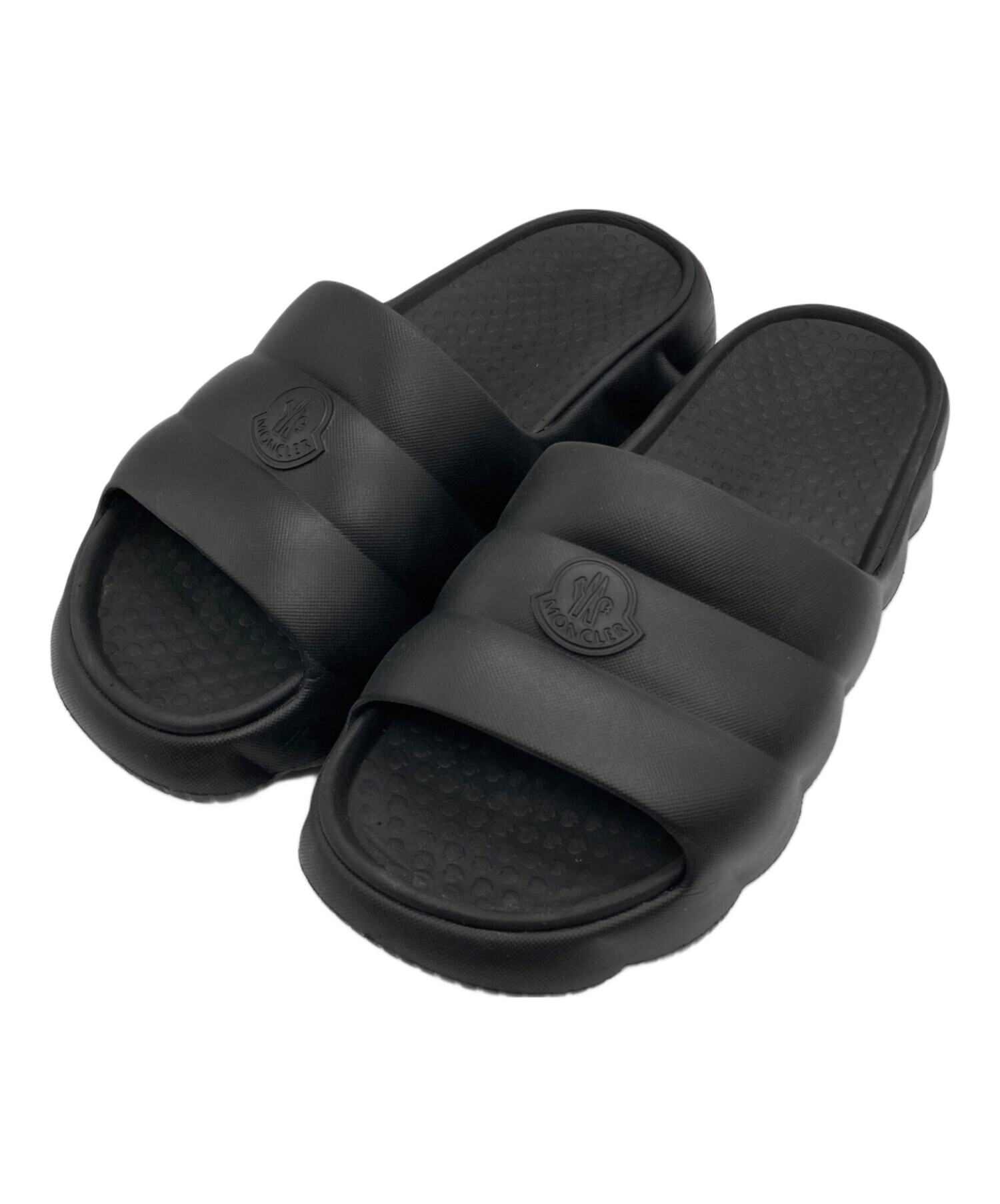 【新品完売サイズ】MONCLER Liloサンダル ブラック　25cm 中古・古着通販】MONCLER (モンクレール) LILO SLIDE SANDAL/リロ