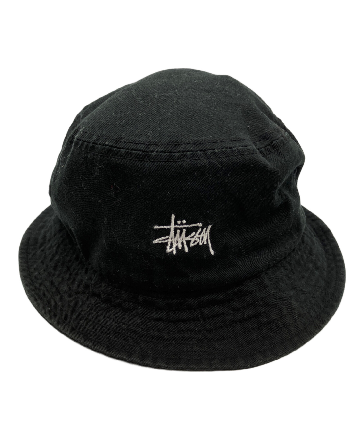 中古・古着通販】stussy (ステューシー) バケットハット ブラック