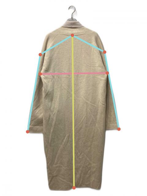 未使用*Theory*セオリー　かぎ編みカーディガン　長袖　コットン　ベージュ 中古・古着通販】theory (セオリー) ロングカーディガン ベージュ