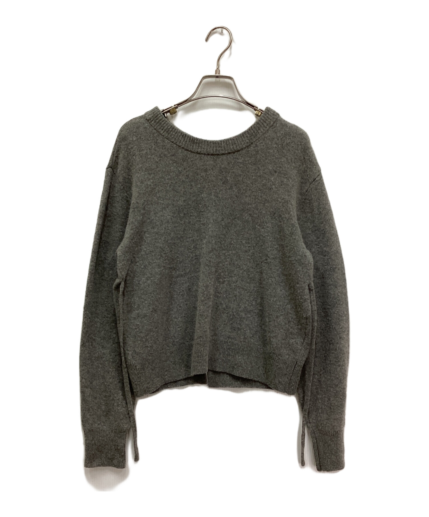 中古・古着通販】CLANE (クラネ) W FACE CENTER SLIT KNIT TOPS(ダブル