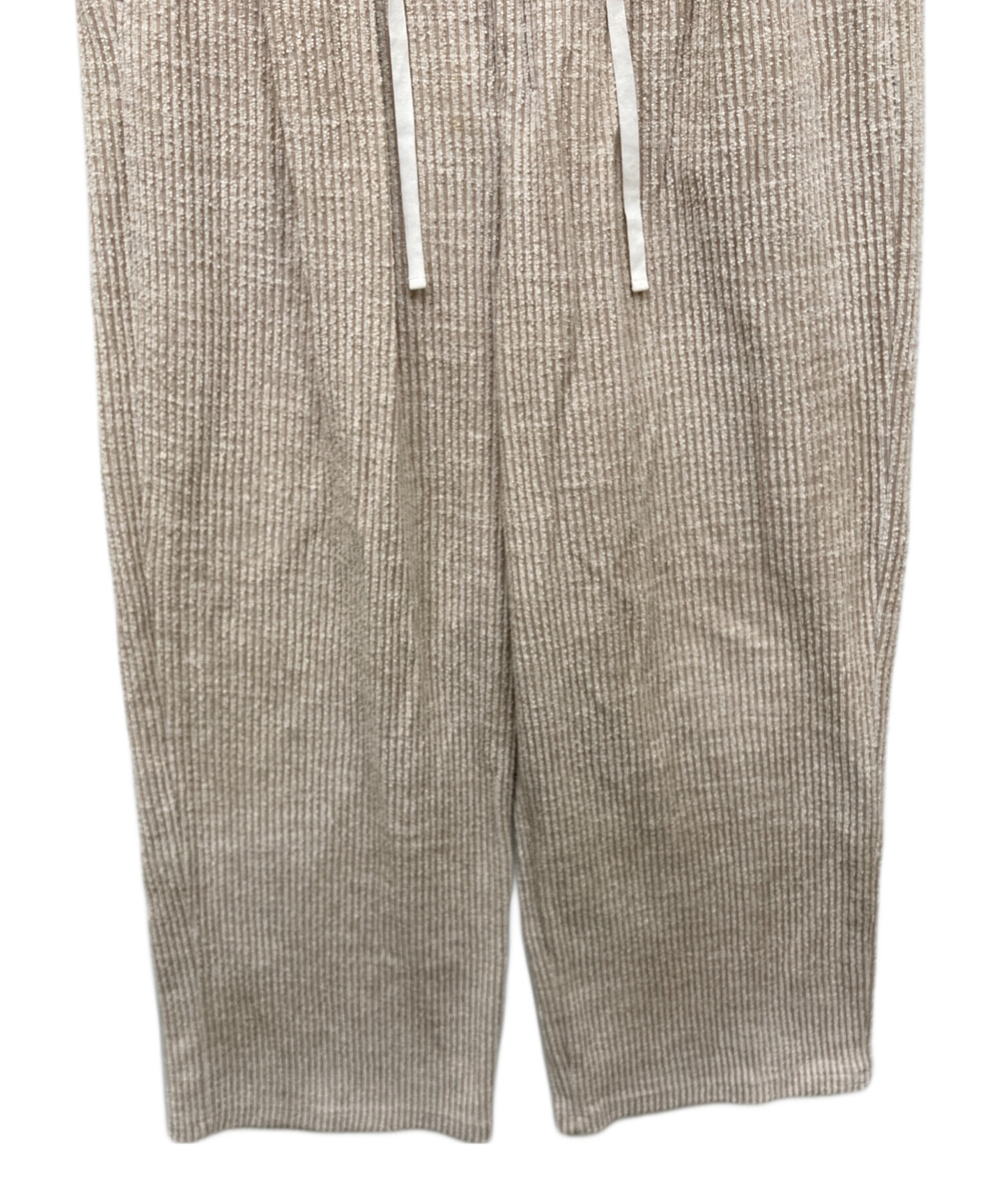 中古・古着通販】ANCELLM (アンセルム) CUT STRIPE EASY SLACKS/カット