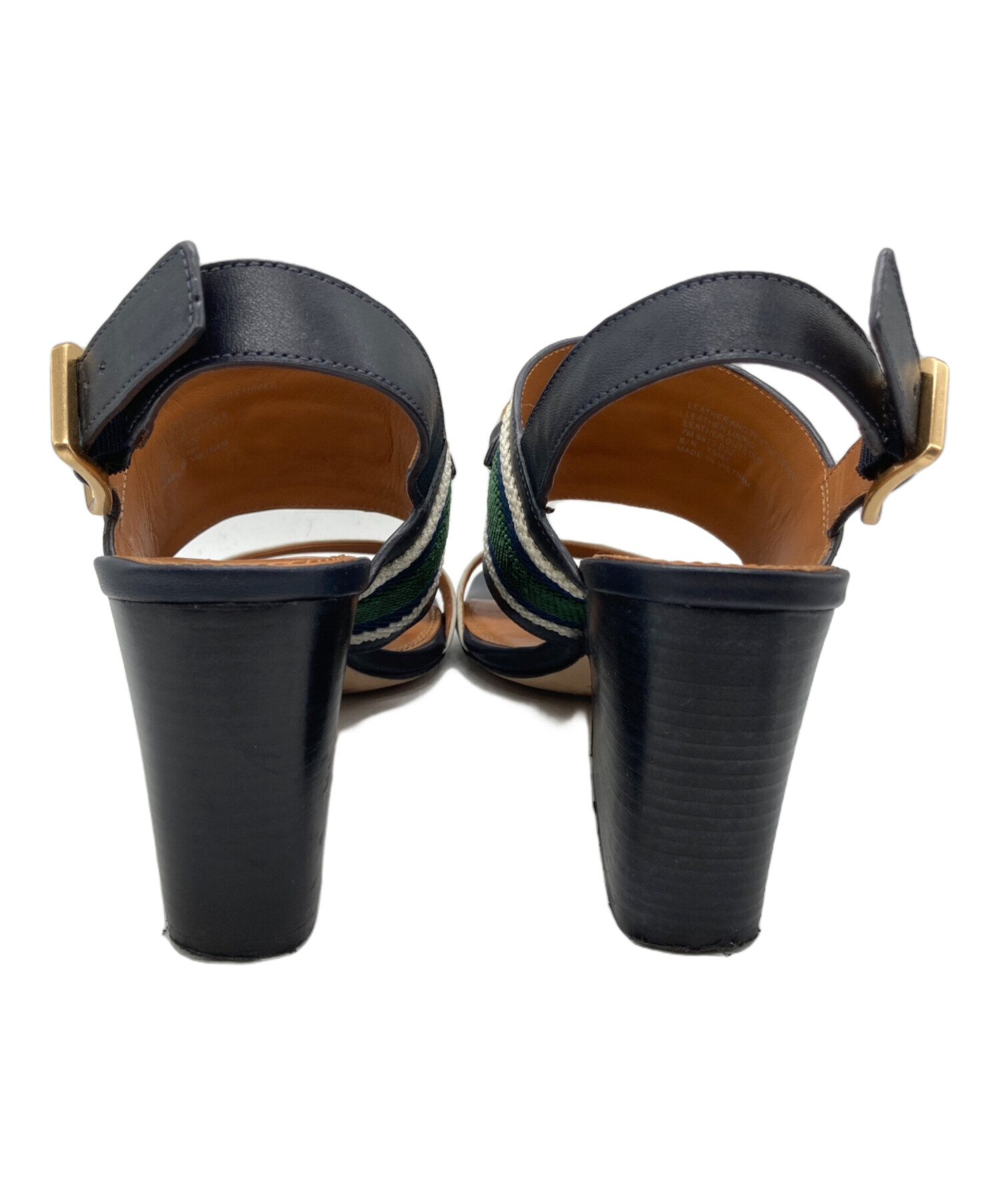 Tory Burch スライドサンダル　美品　中古 中古・古着通販】TORY BURCH (トリーバーチ) サンダル ネイビー サイズ