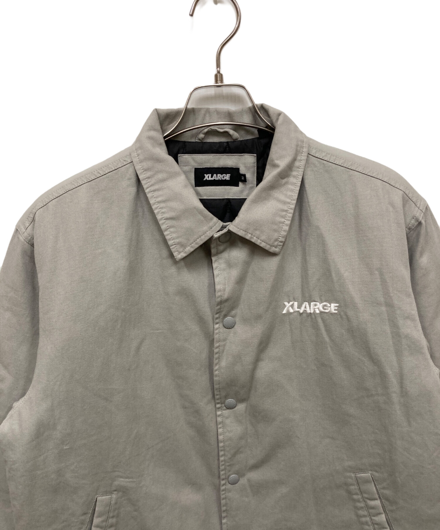 中古・古着通販】X-LARGE (エクストララージ) コーチジャケット グレー