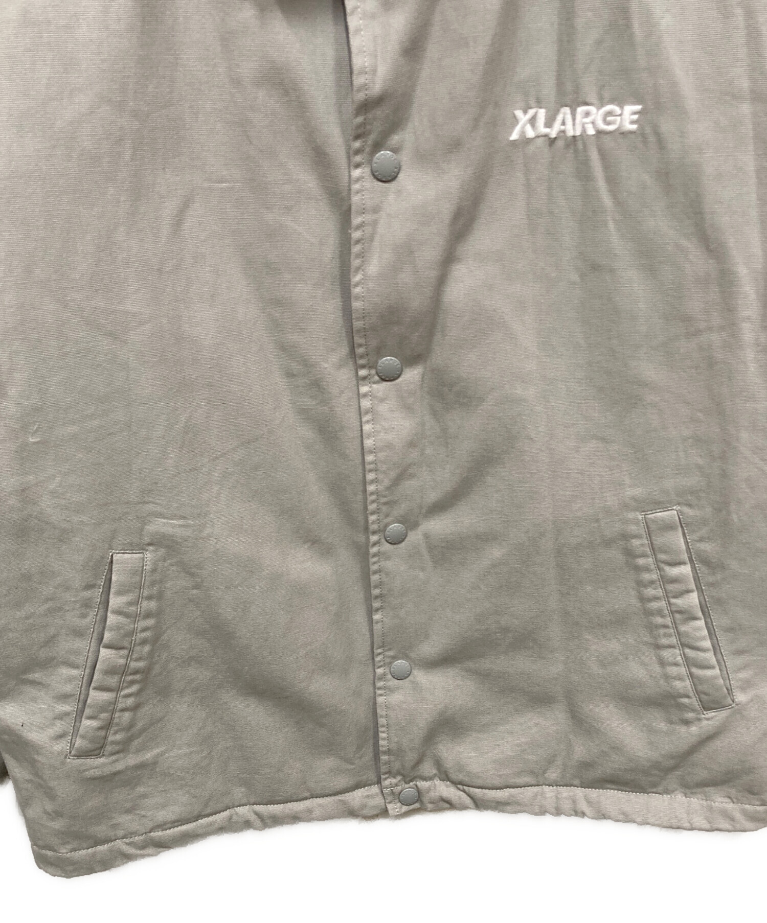 中古・古着通販】X-LARGE (エクストララージ) コーチジャケット グレー