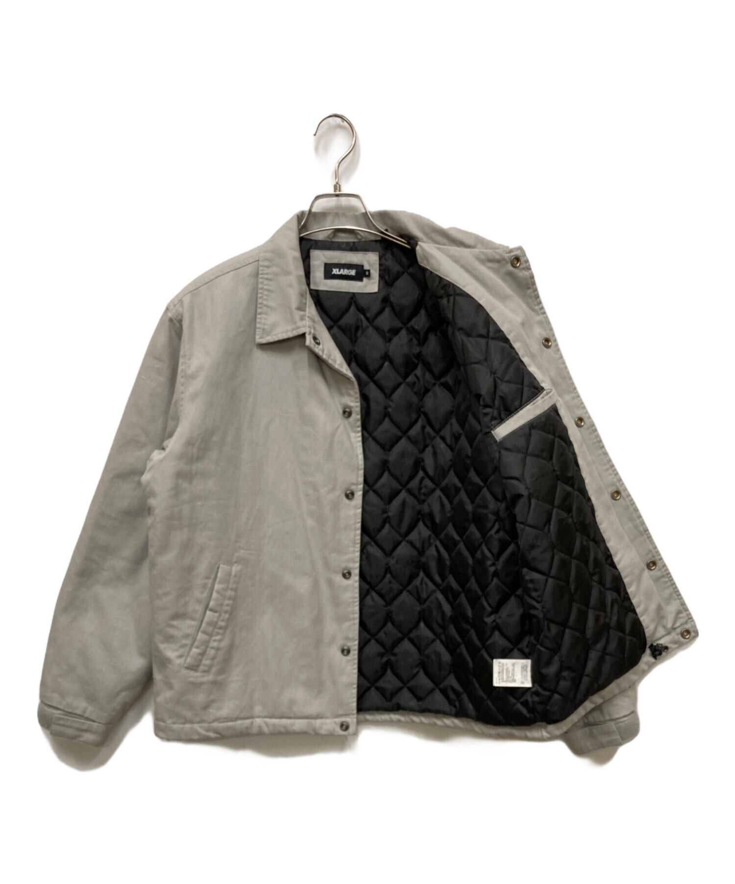 中古・古着通販】X-LARGE (エクストララージ) コーチジャケット グレー