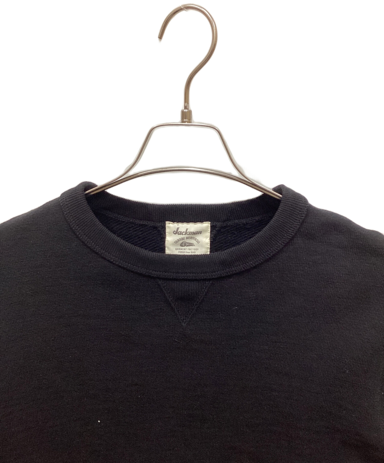 中古・古着通販】JACKMAN (ジャックマン) GG Sweat Crewneck ブラック 
