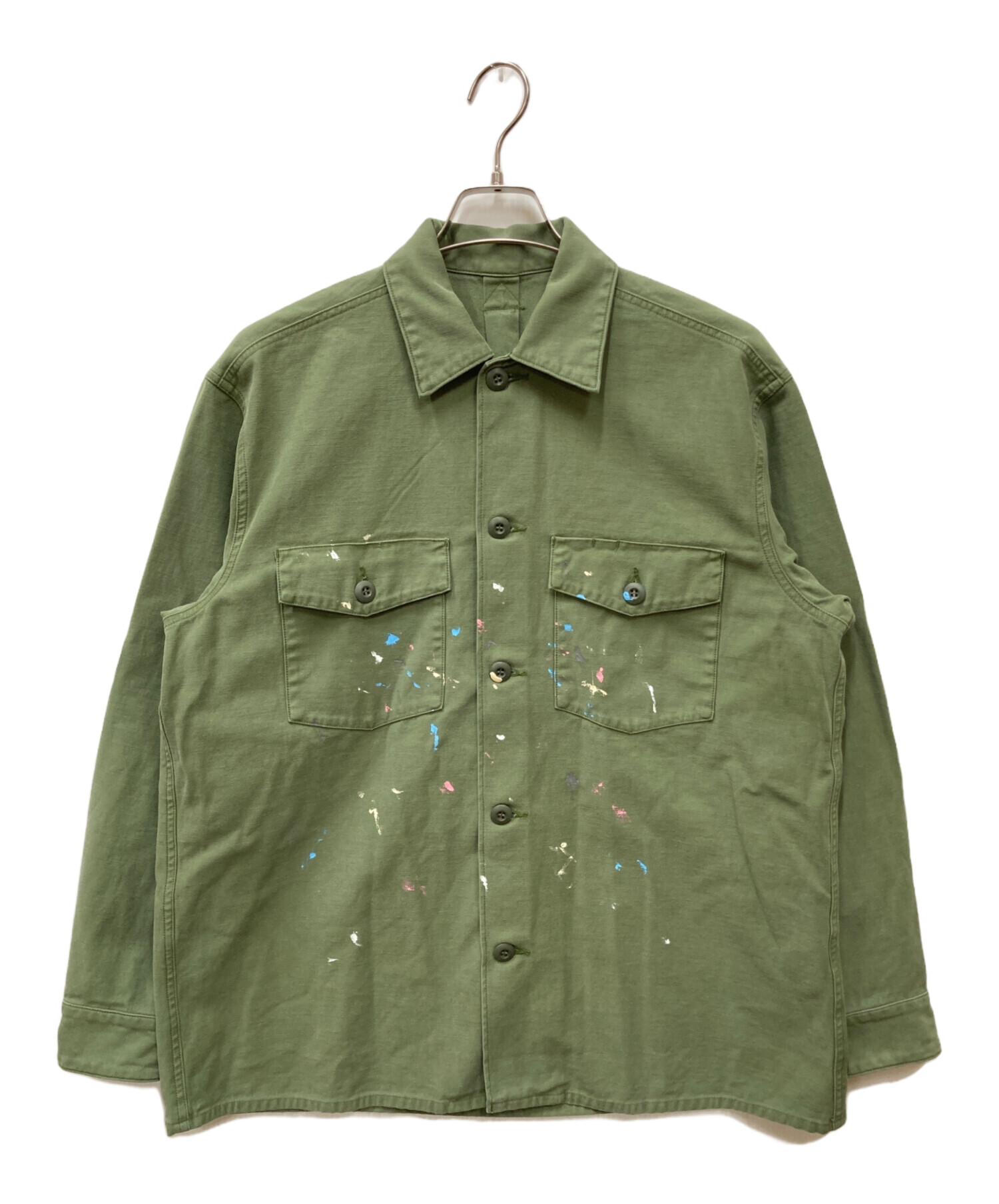 中古・古着通販】uru (ウル) COTTON BACKSATIN MILITARY L/S 中古・古着通販】uru (ウル) COTTON BACKSATIN MILITARY L/S