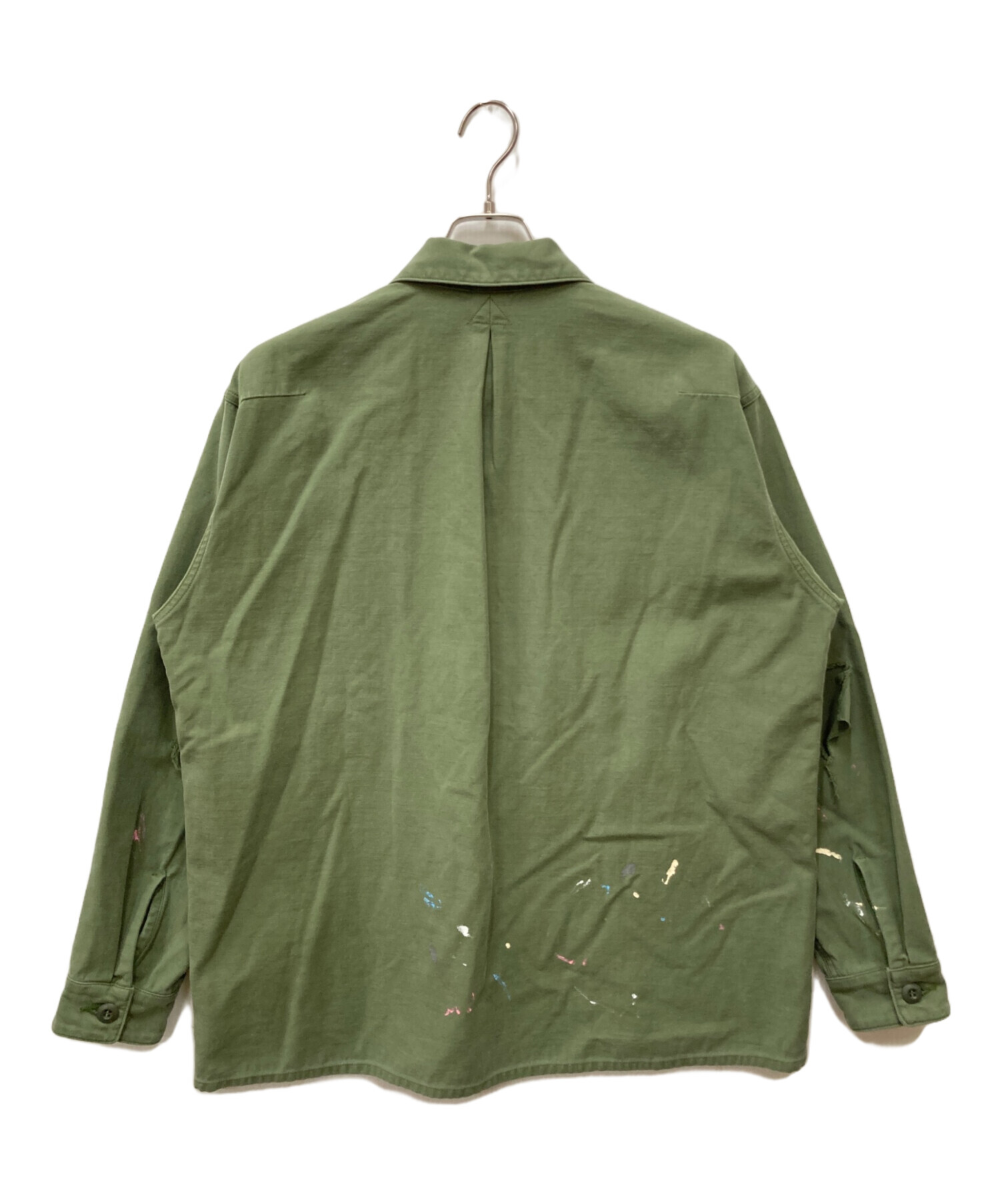 中古・古着通販】uru (ウル) COTTON BACKSATIN MILITARY L/S 中古・古着通販】uru (ウル) COTTON BACKSATIN MILITARY L/S