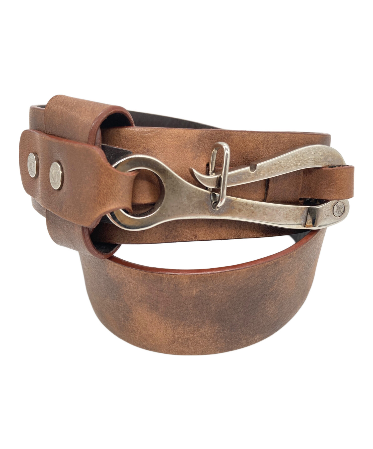 中古・古着通販】CELINE (セリーヌ) ペリカンフックレザーベルト