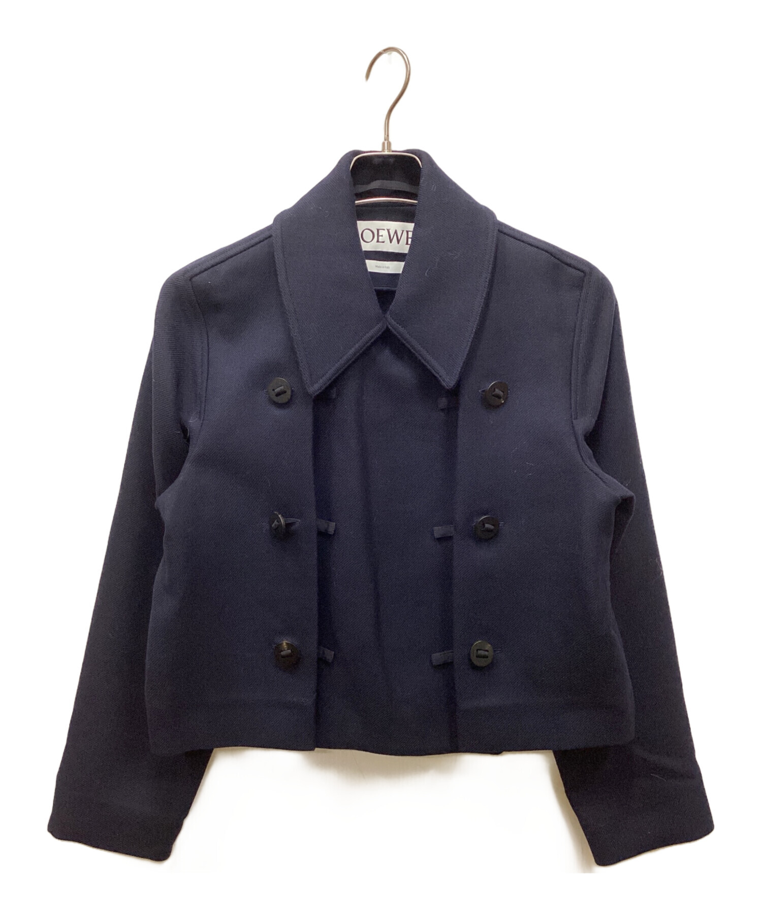 中古・古着通販】LOEWE (ロエベ) ダブルブレストショートコート