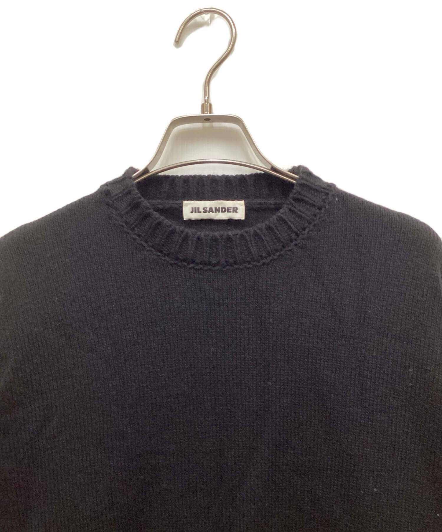 JIL SANDER ジルサンダー ニット・セーター M 黒 【古着】【中古】 JIL SANDER - JIL SANDER ジルサンダー ニット・セーター M 黒 【古着