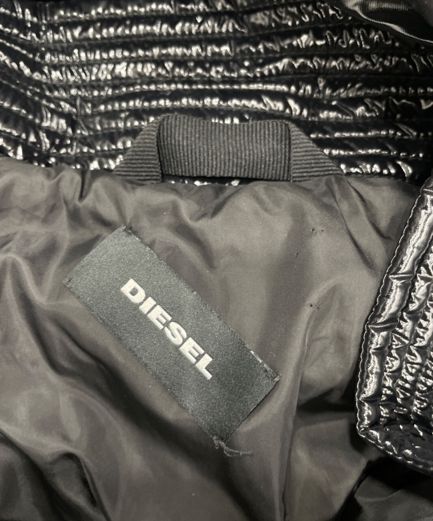 中古・古着通販】DIESEL (ディーゼル) シャイニーダウンジャケット 