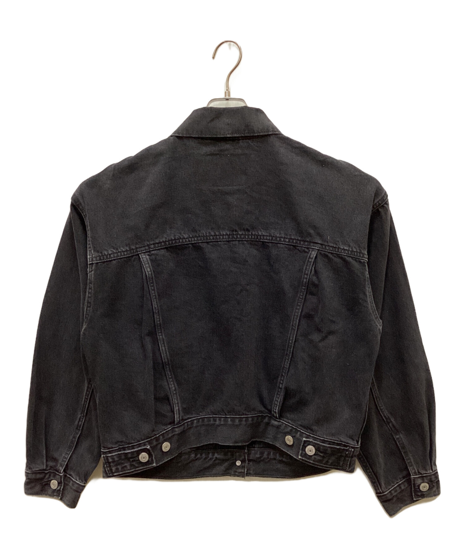 中古・古着通販】LEVI'S (リーバイス) デニムジャケット ブラック