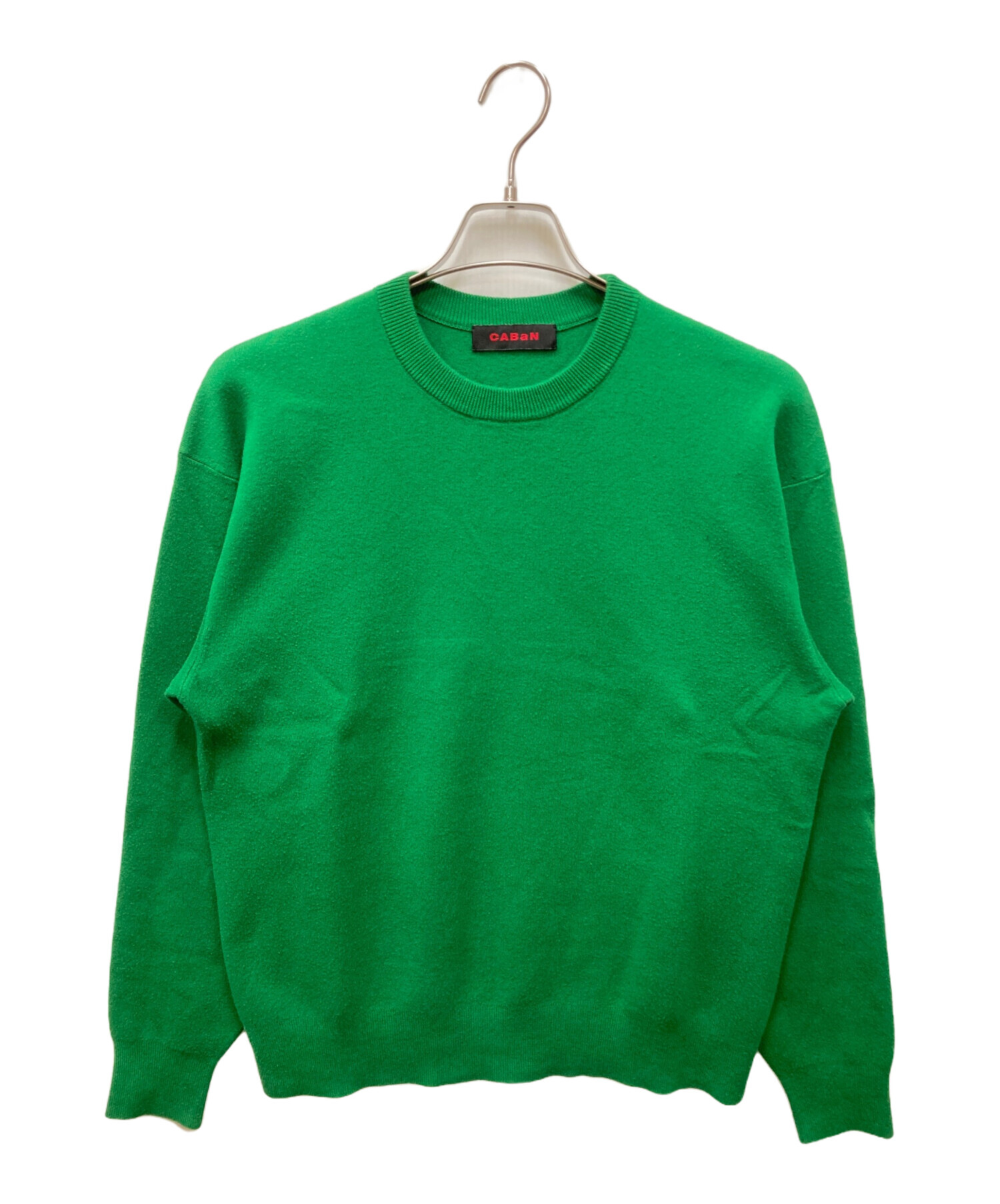 中古・古着通販】CABAN (キャバン) カシミヤ混コットンニット グリーン 