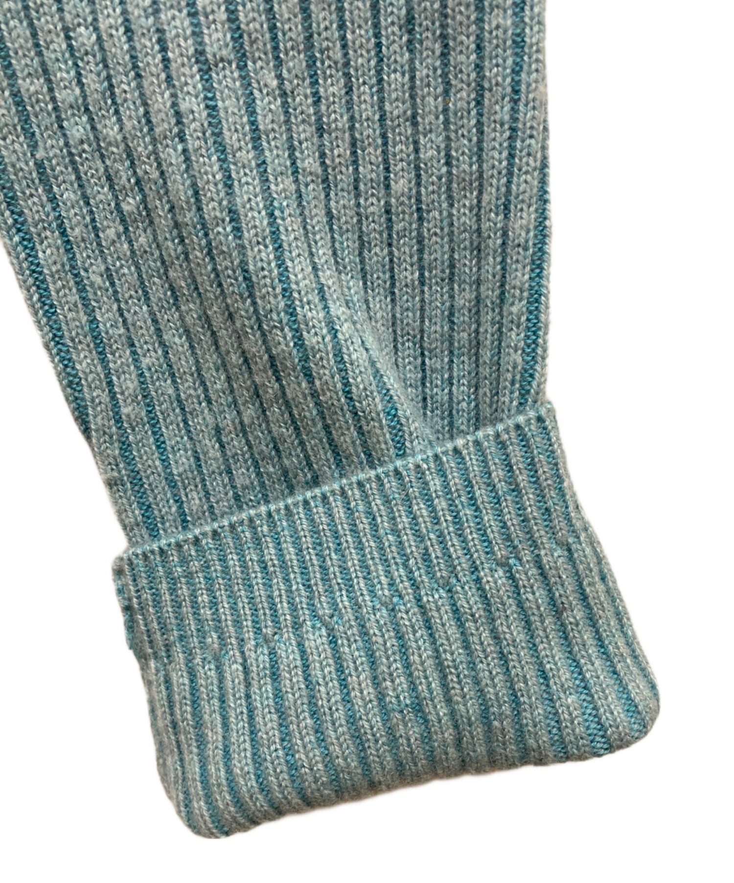 caban ウールコットンカシミヤ リブ タートルニットプルオーバー caban（キャバン）の「ウールコットンカシミヤ リブ タートルニット