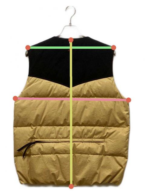 中古・古着通販】Yeti (イエティ) ダウンベスト イエロー サイズ:L