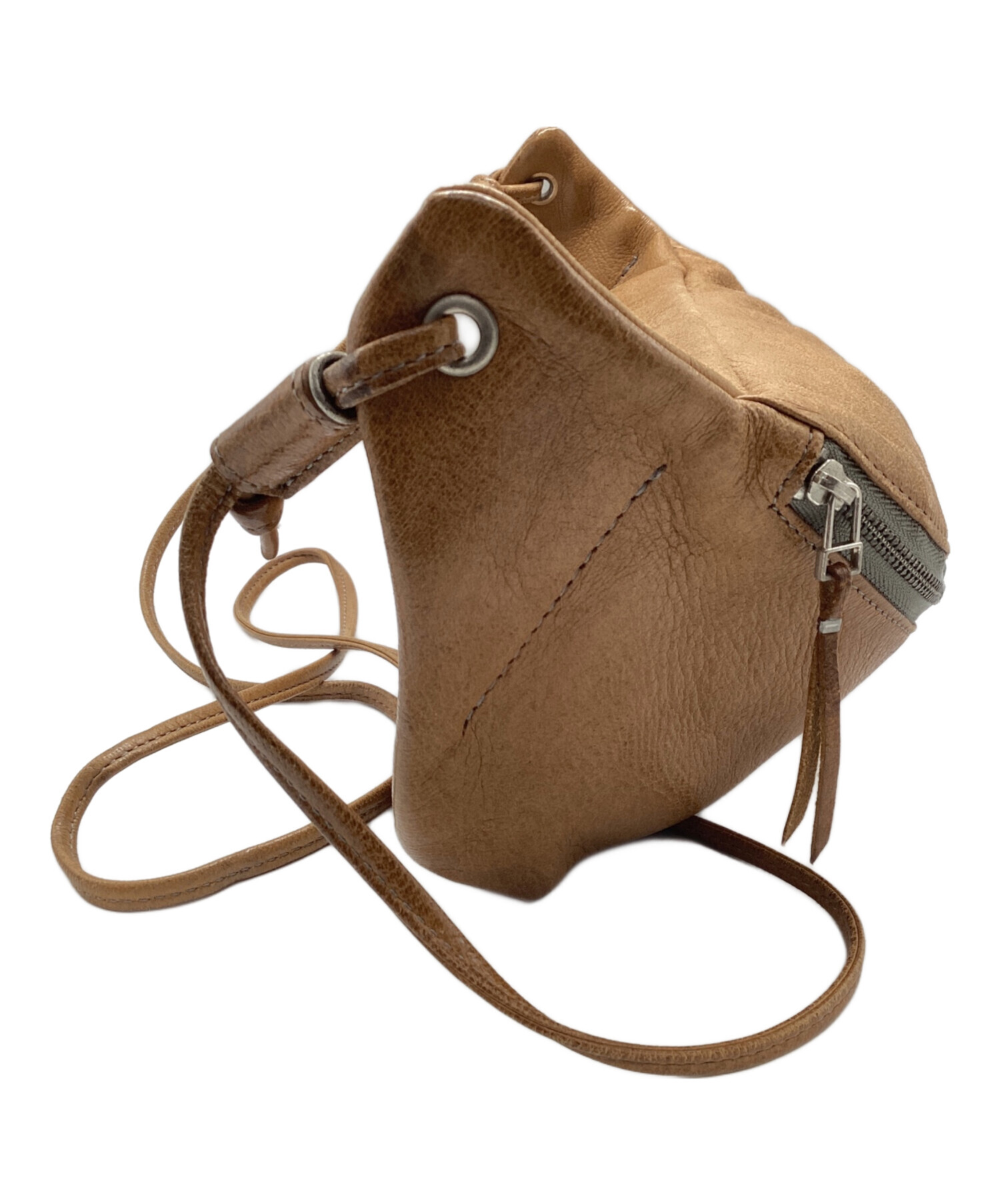 中古・古着通販】SLOW&CO (スロウアンドコー) レザーショルダーバッグ 
