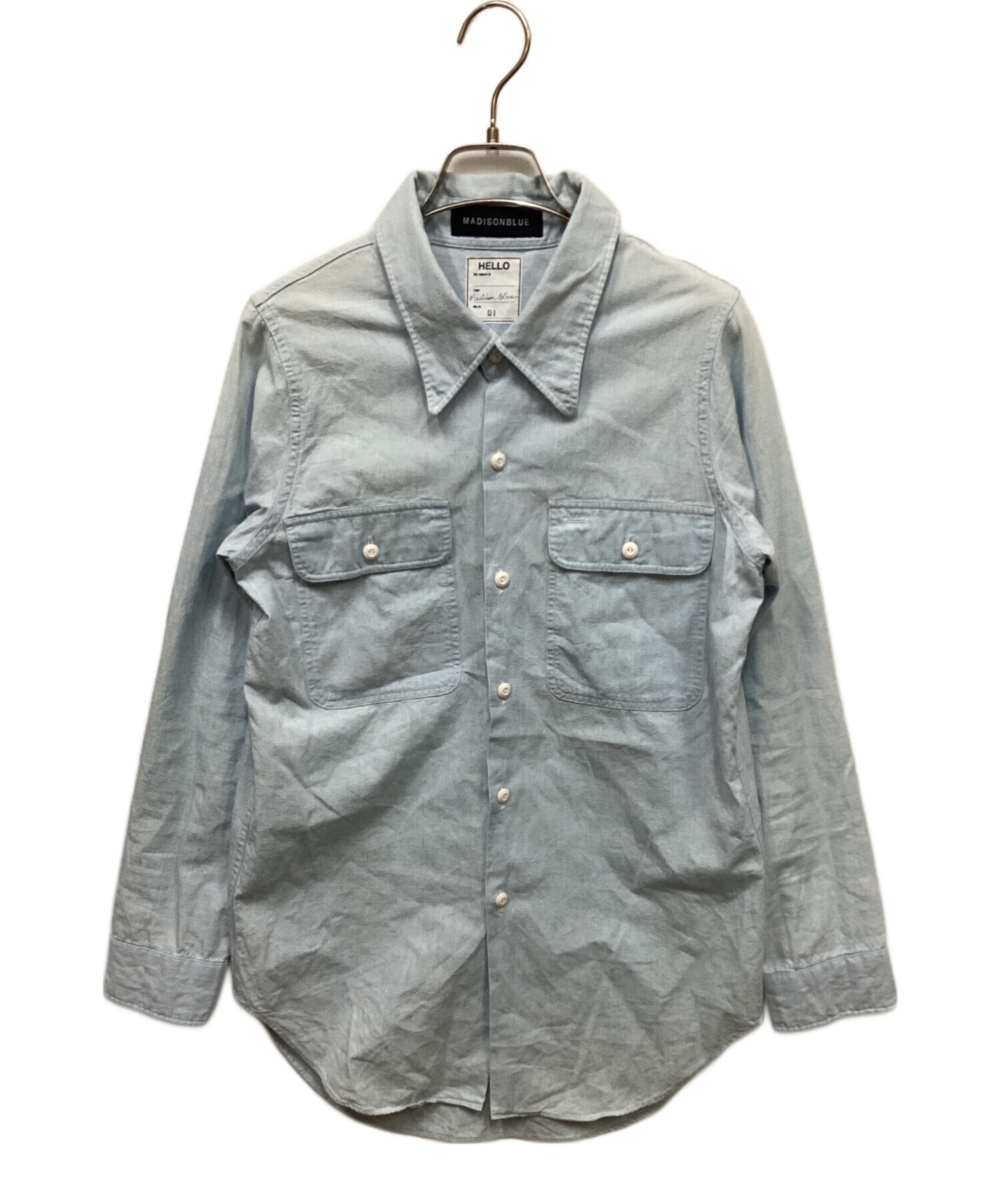 MADISONBLUE 長袖シャツ タイ付き 01サイズ