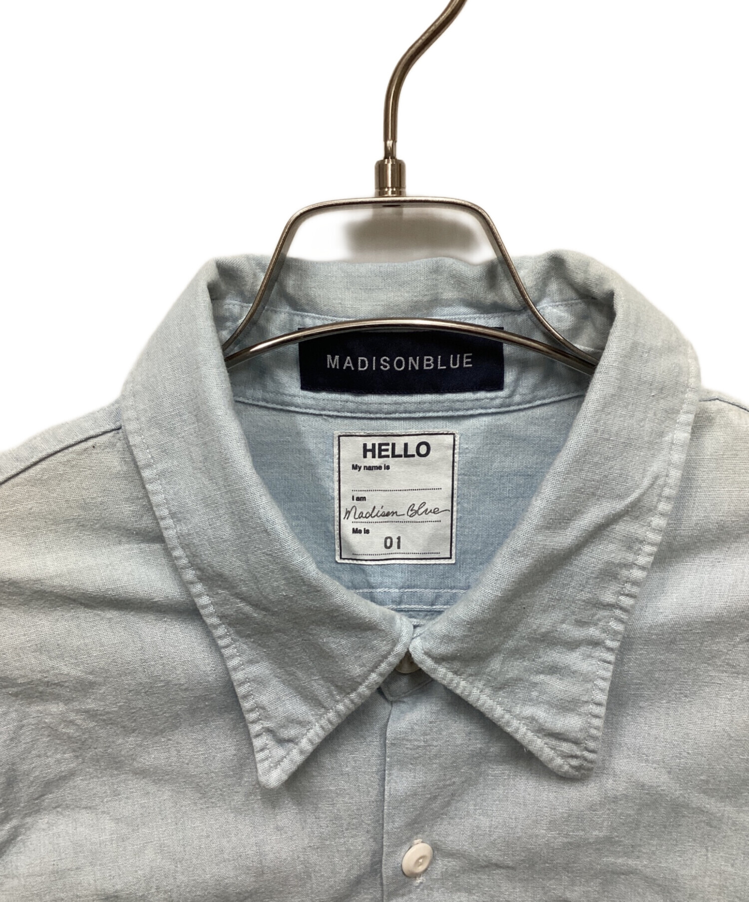MADISONBLUE シャンブレー madame ワークシャツ 中古・古着通販MADISON 