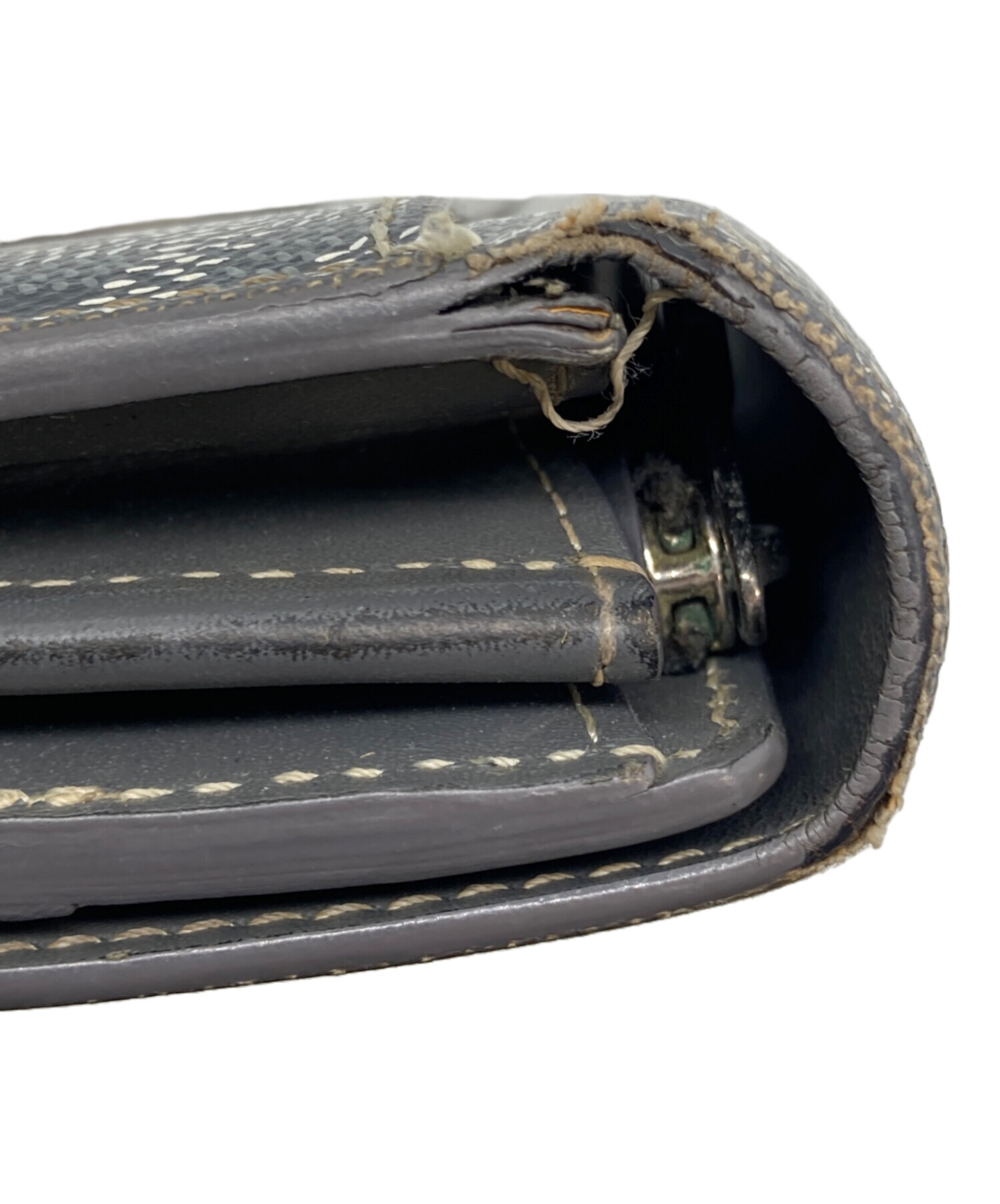 中古・古着通販】GOYARD (ゴヤール) 長財布 グレー｜ブランド・古着