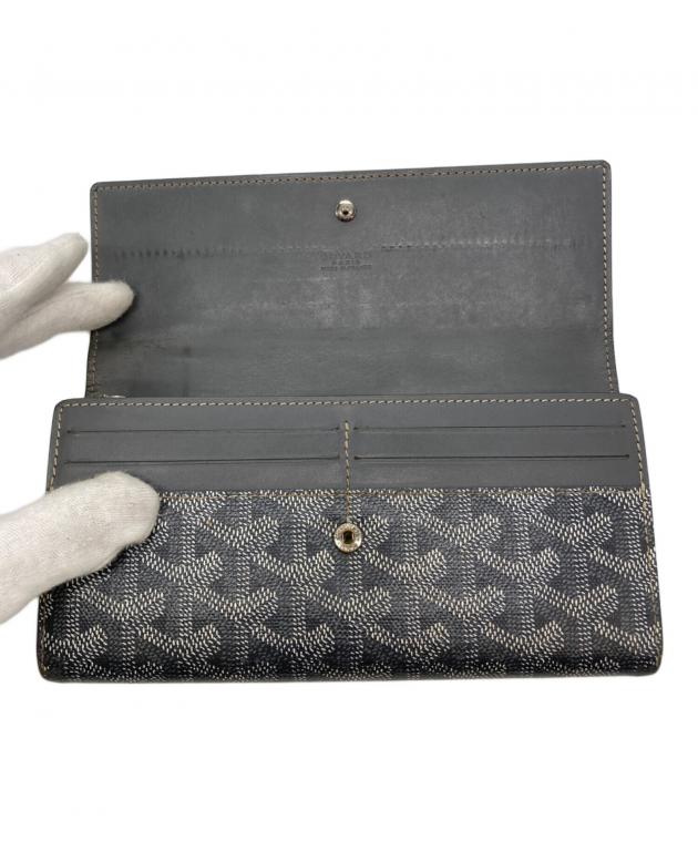 中古・古着通販】GOYARD (ゴヤール) 長財布 グレー｜ブランド・古着