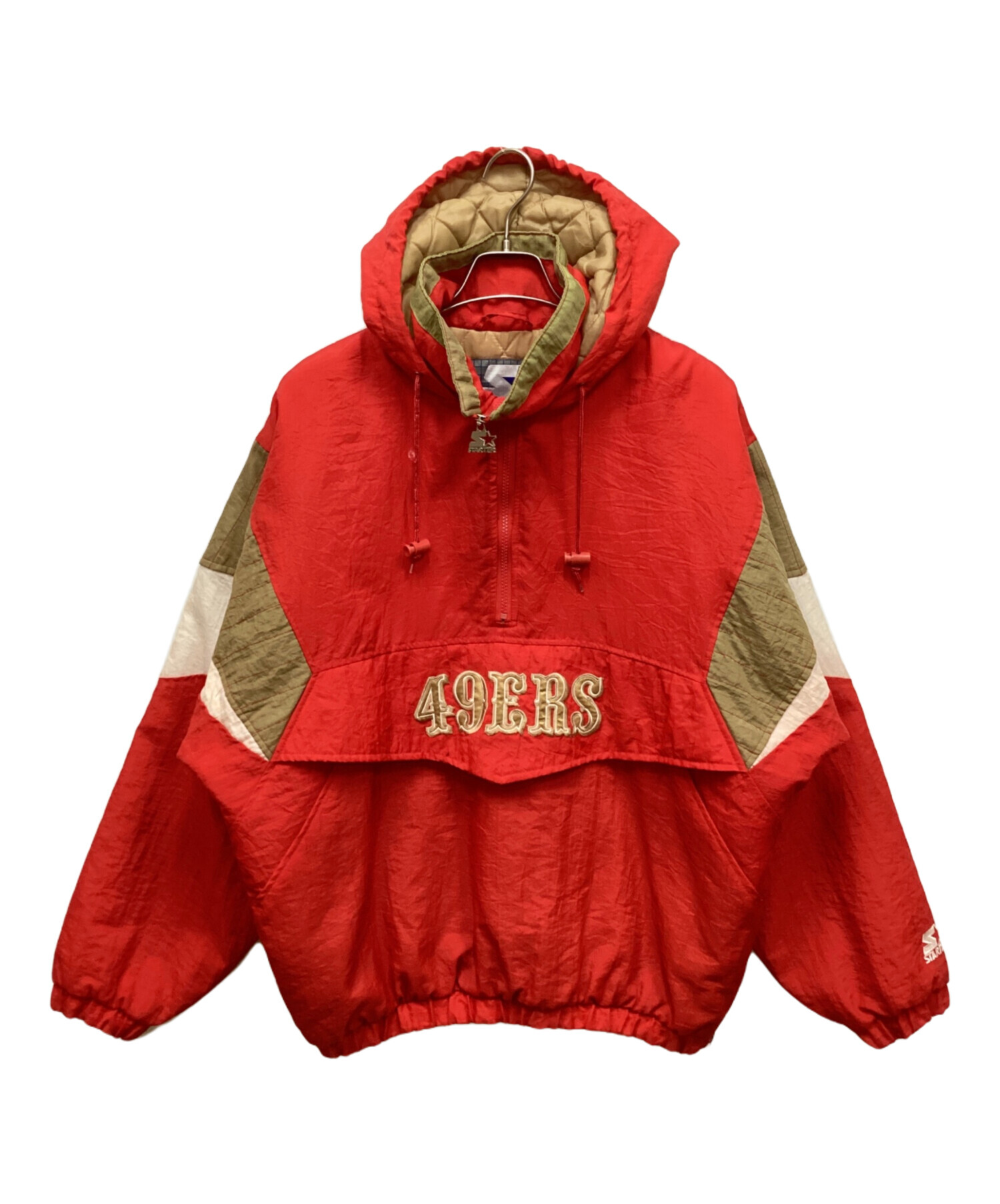 中古・古着通販】STARTER (スターター) アノラックパーカー レッド