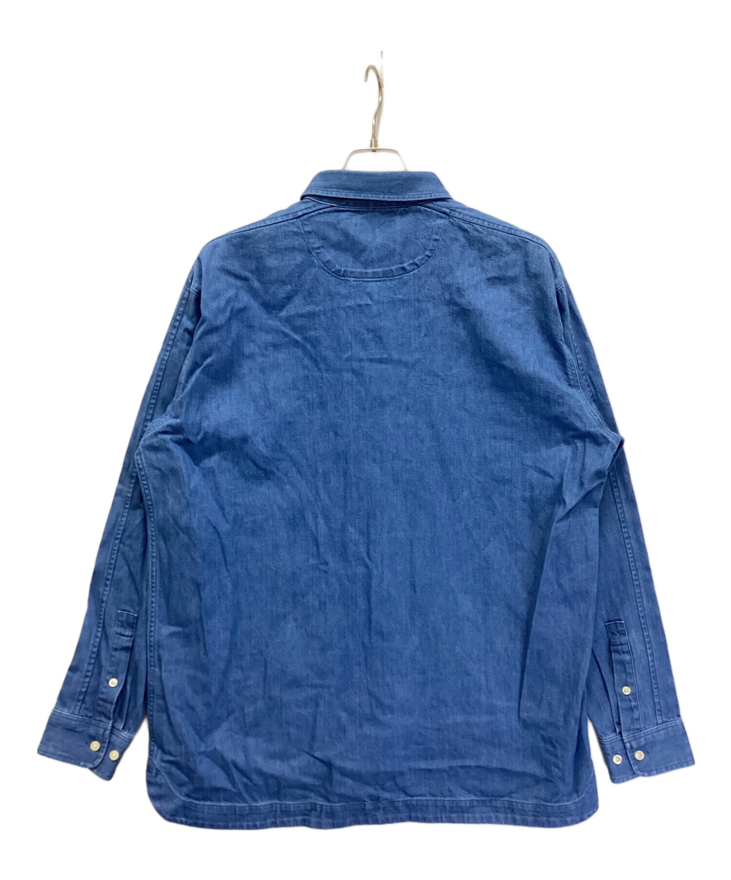 中古・古着通販】LACOSTE (ラコステ) バイアスカットデニムシャツ 