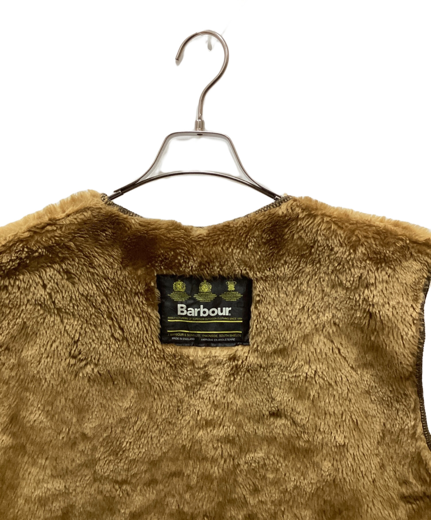 中古・古着通販】Barbour (バブアー) ライナーベスト ブラウン サイズ 