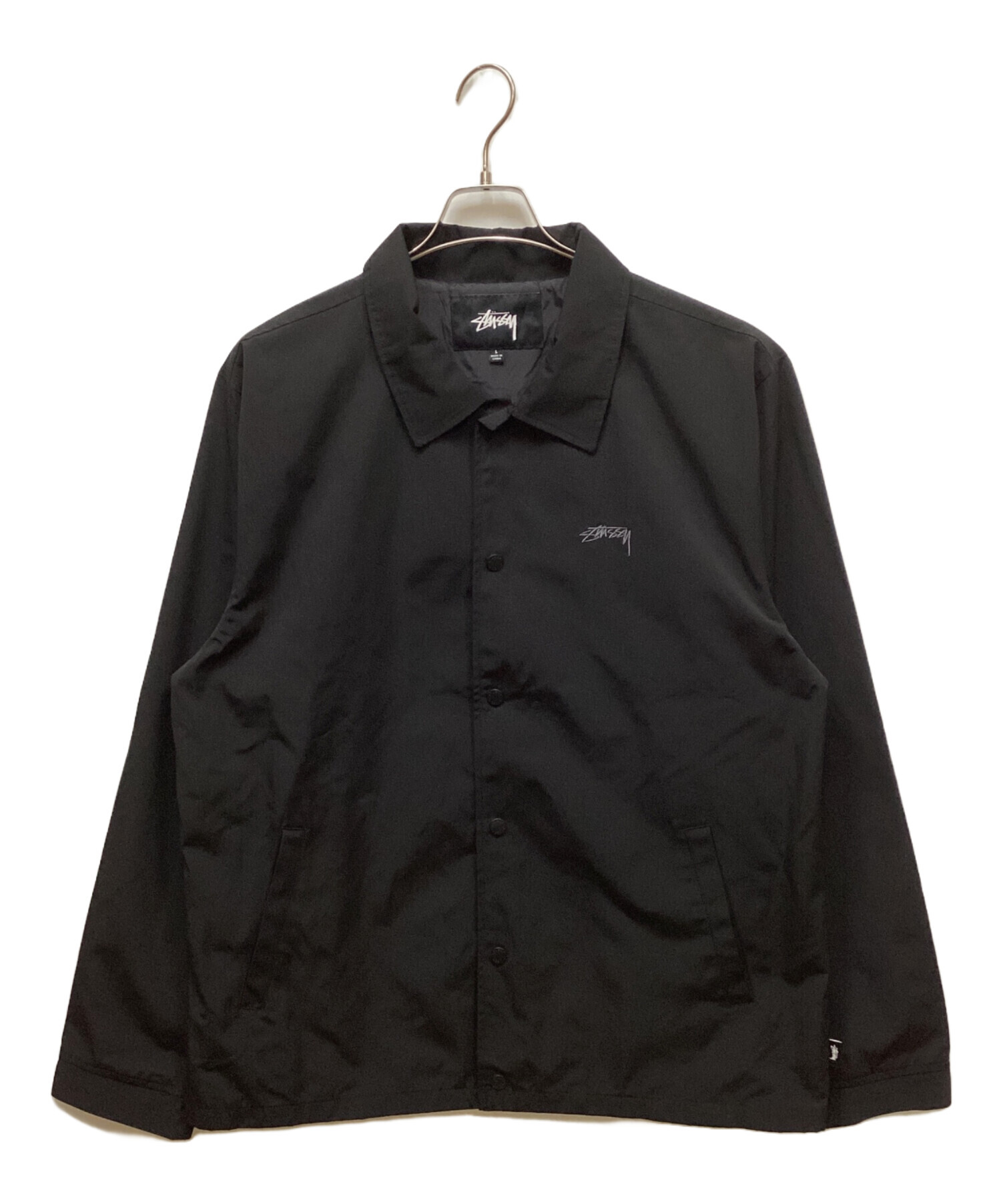 中古・古着通販】stussy (ステューシー) ロゴ刺繍コーチジャケット