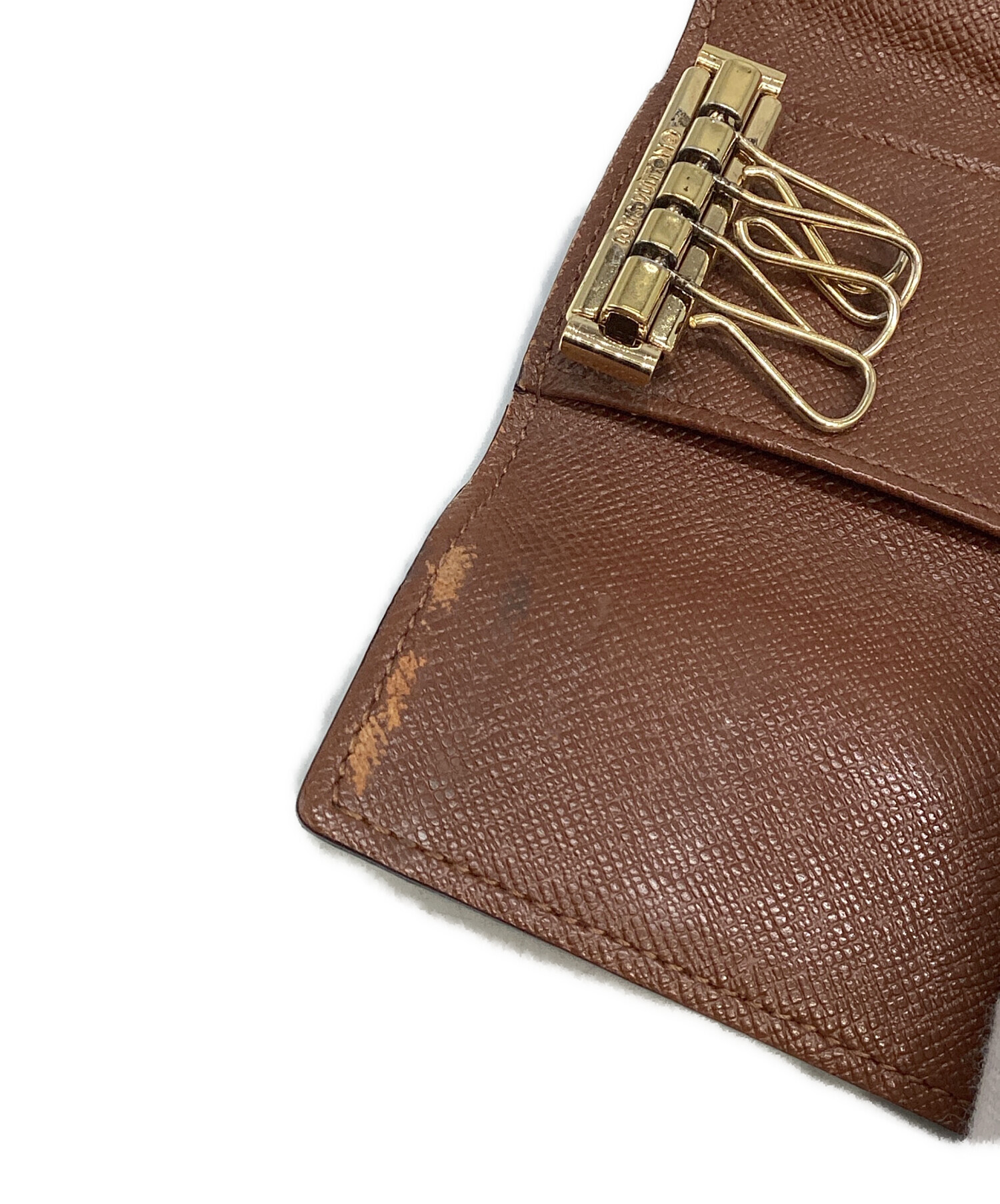Louis Vuitton キーケース ブラウン　4連 中古・古着通販】LOUIS VUITTON (ルイ ヴィトン) モノグラム4連キー