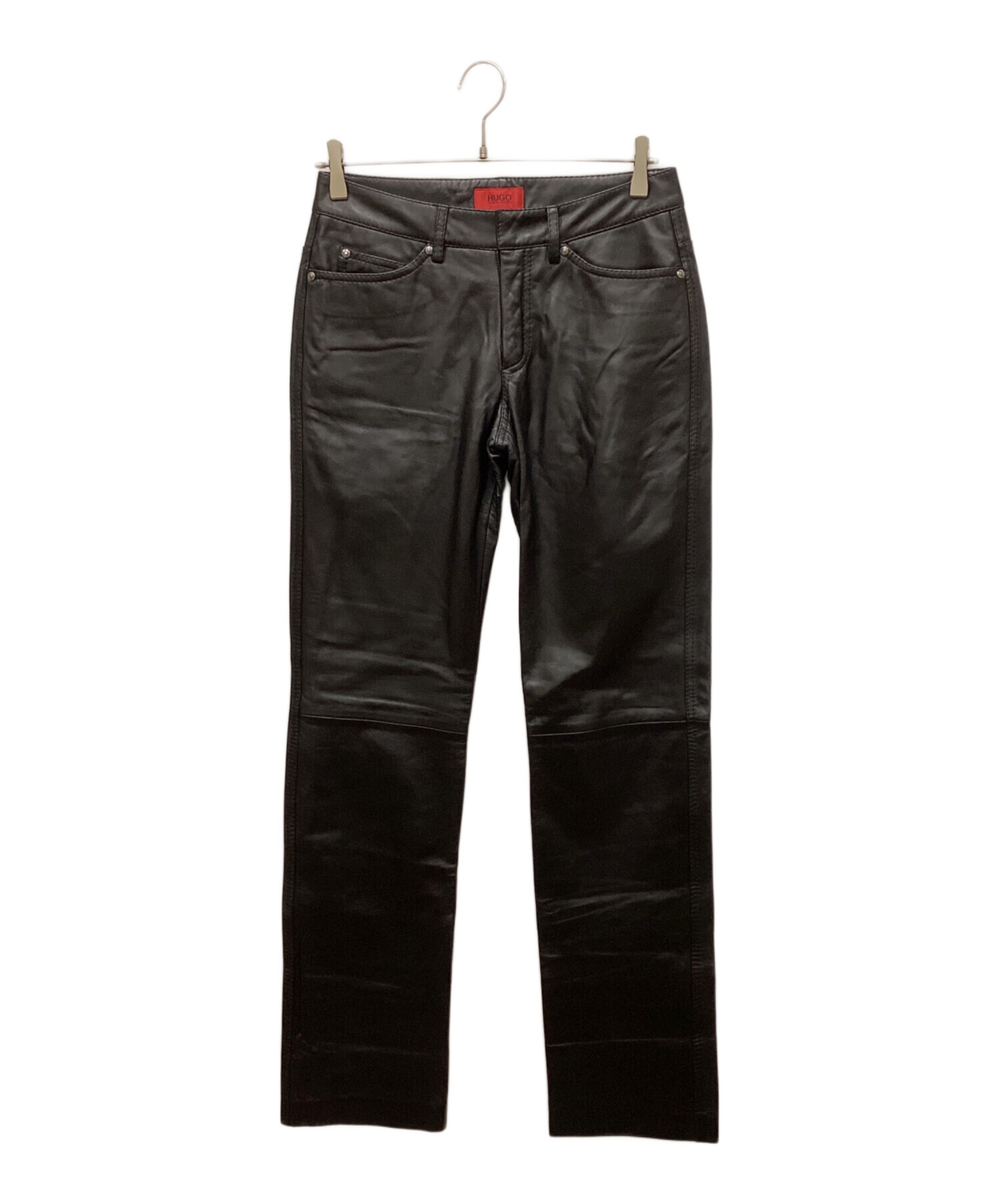中古・古着通販】HUGO BOSS (ヒューゴ ボス) ラムレザーパンツ