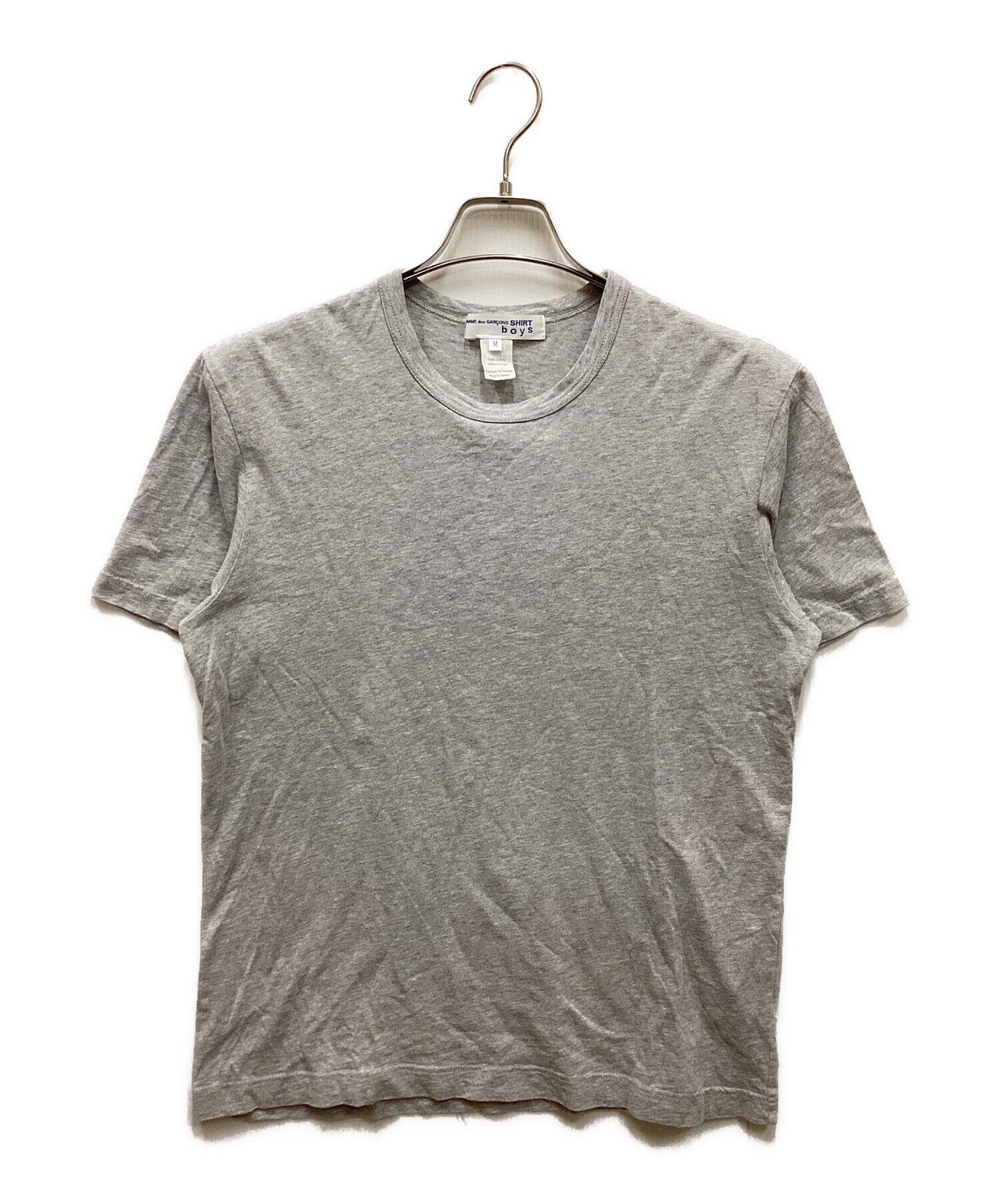 コムデギャルソン　shirt boy バック　ロゴ　ブラック　シャツ 中古・古着通販】COMME des GARCONS SHIRT boys (コムデギャルソン