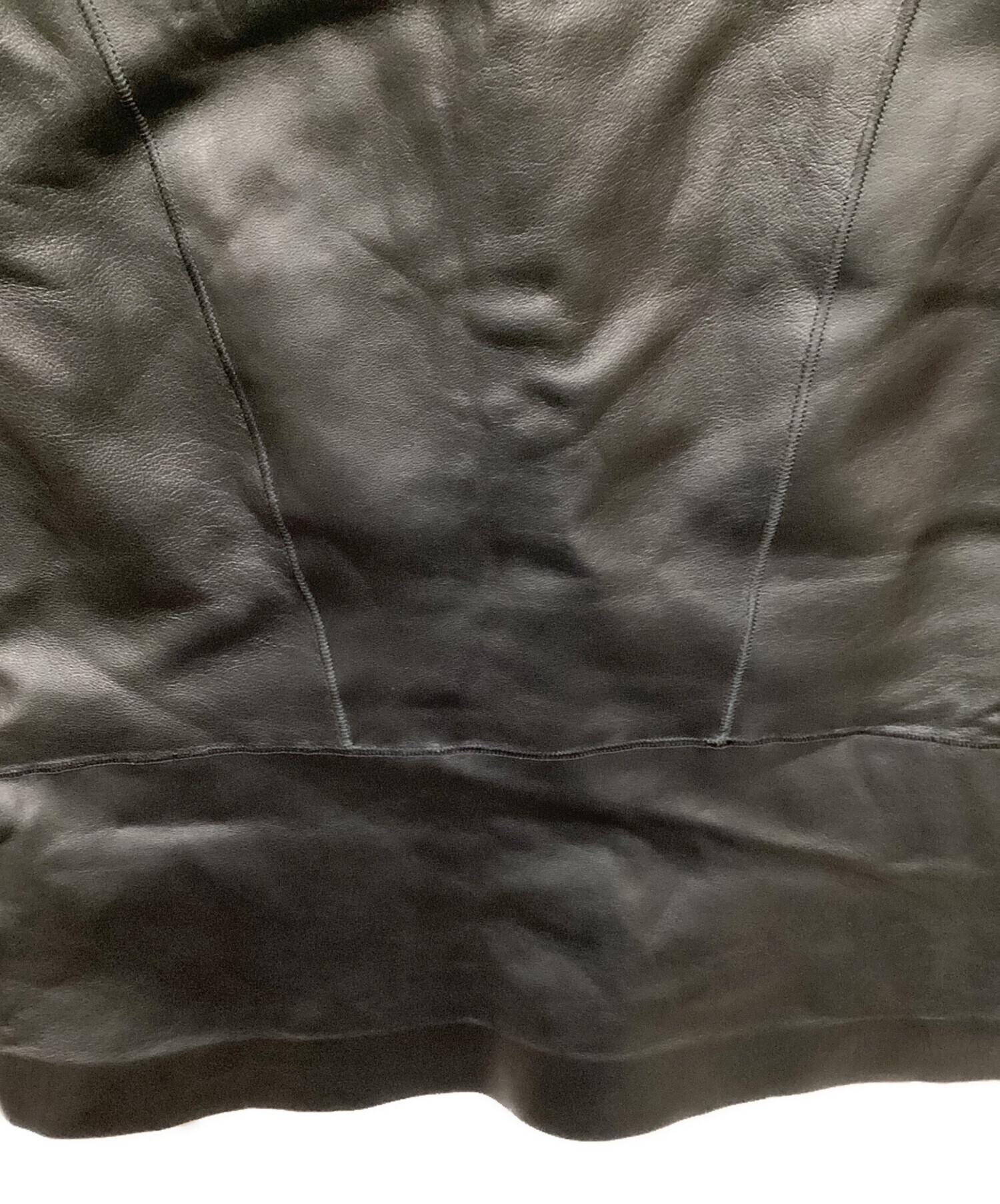 中古・古着通販】BACCA (バッカ) ソフトシープレザー ペプラムベスト