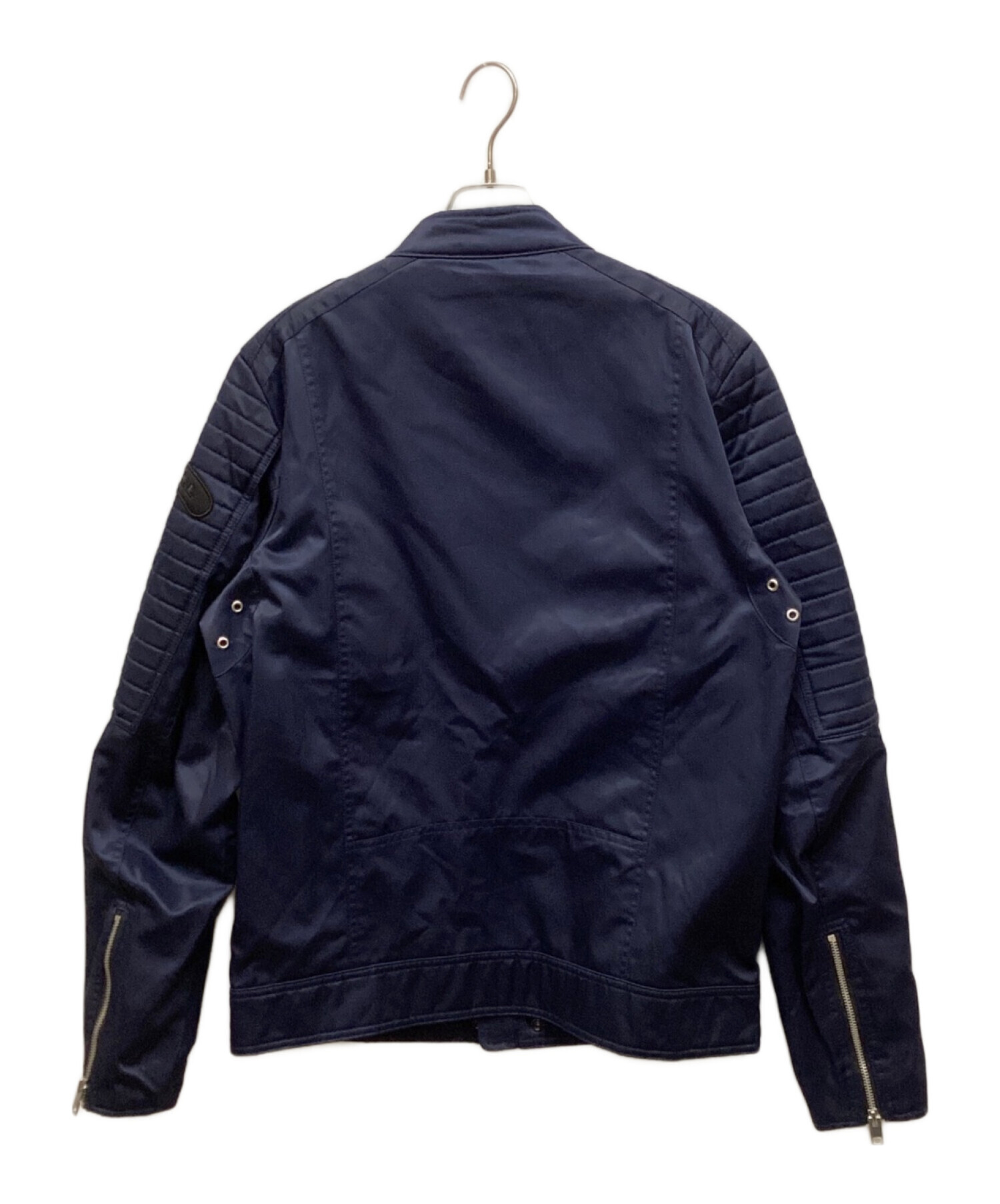 美品　DIESEL ディーゼル　シングルライダース　ナイロン　ネイビー　L 中古・古着通販】DIESEL (ディーゼル) ナイロンシングルライダース