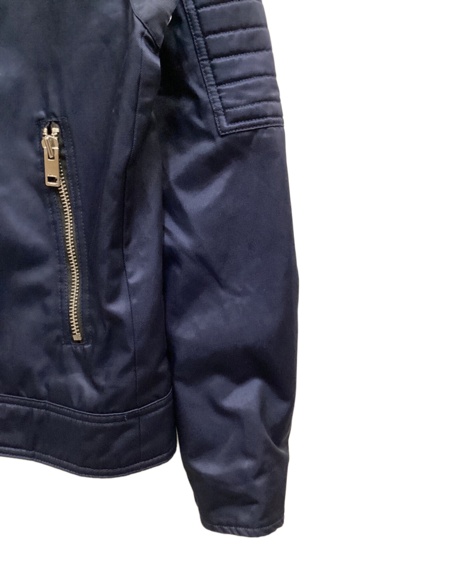 美品　DIESEL ディーゼル　シングルライダース　ナイロン　ネイビー　L 中古・古着通販】DIESEL (ディーゼル) ナイロンシングルライダース