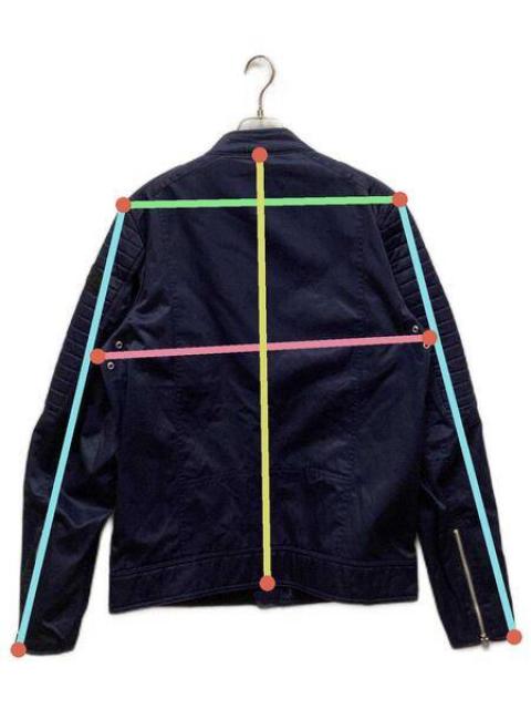 中古・古着通販】DIESEL (ディーゼル) ナイロンシングルライダース