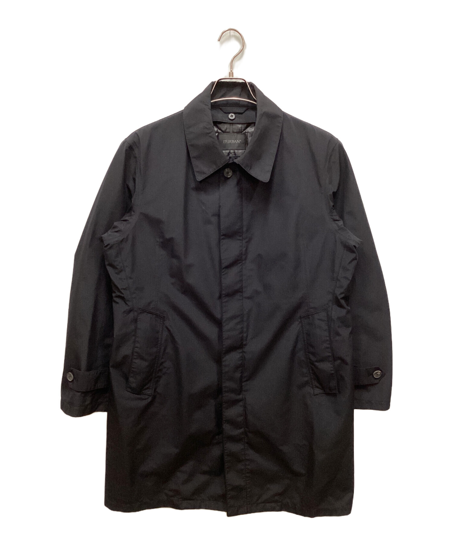 未使用　D'URBAN　ダーバン　ステンカラーコート　ライナー　ベルト付き　LL 中古・古着通販】D'URBAN (ダーバン) ライナー付コート ブラック