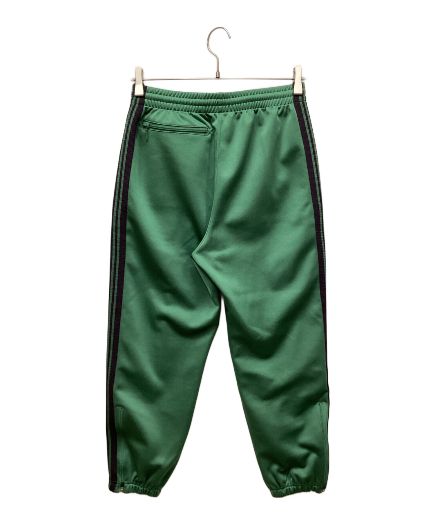 ニードルス　トラックパンツ　グリーン 中古・古着通販】Needles (ニードルズ) Zipped Track Pant/ジップド