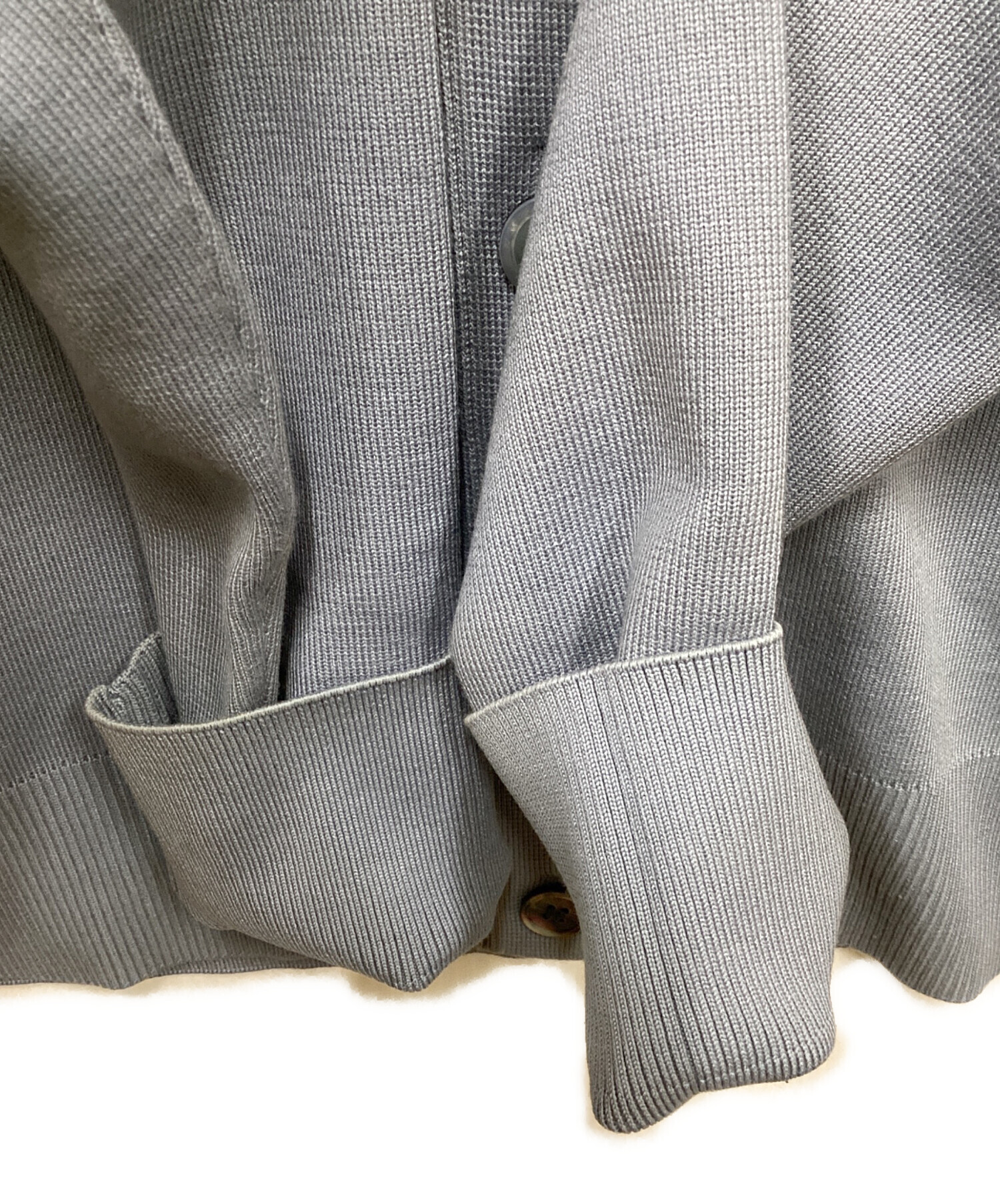 中古・古着通販】EBURE (エブール) Silk Cotton Knit V Neck/シルク