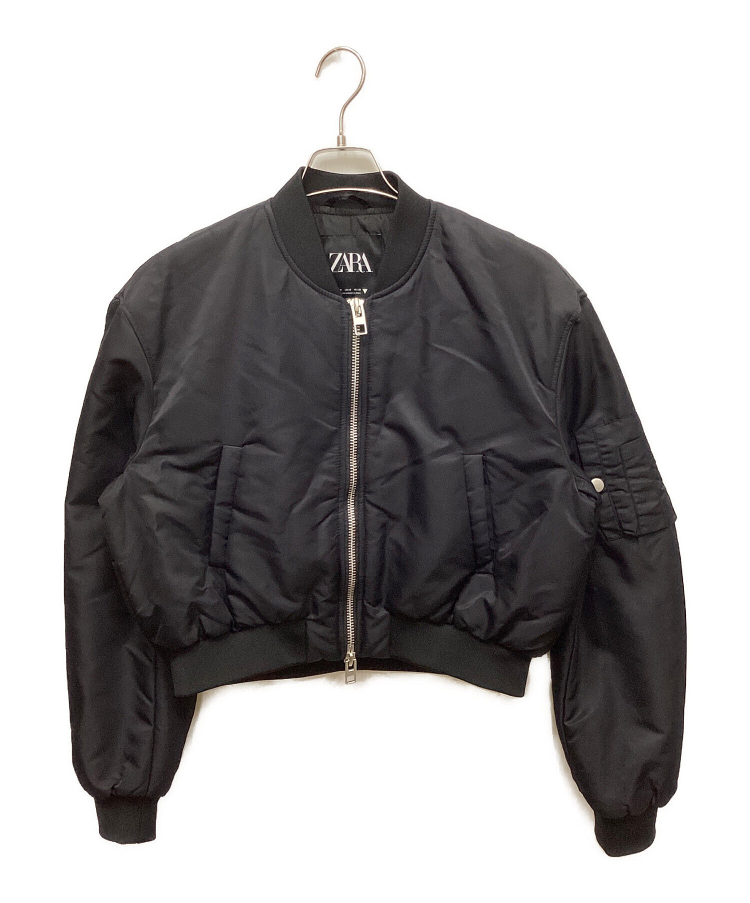 中古・古着通販】ZARA (ザラ) MA-1ジャケット ブラック サイズ:M