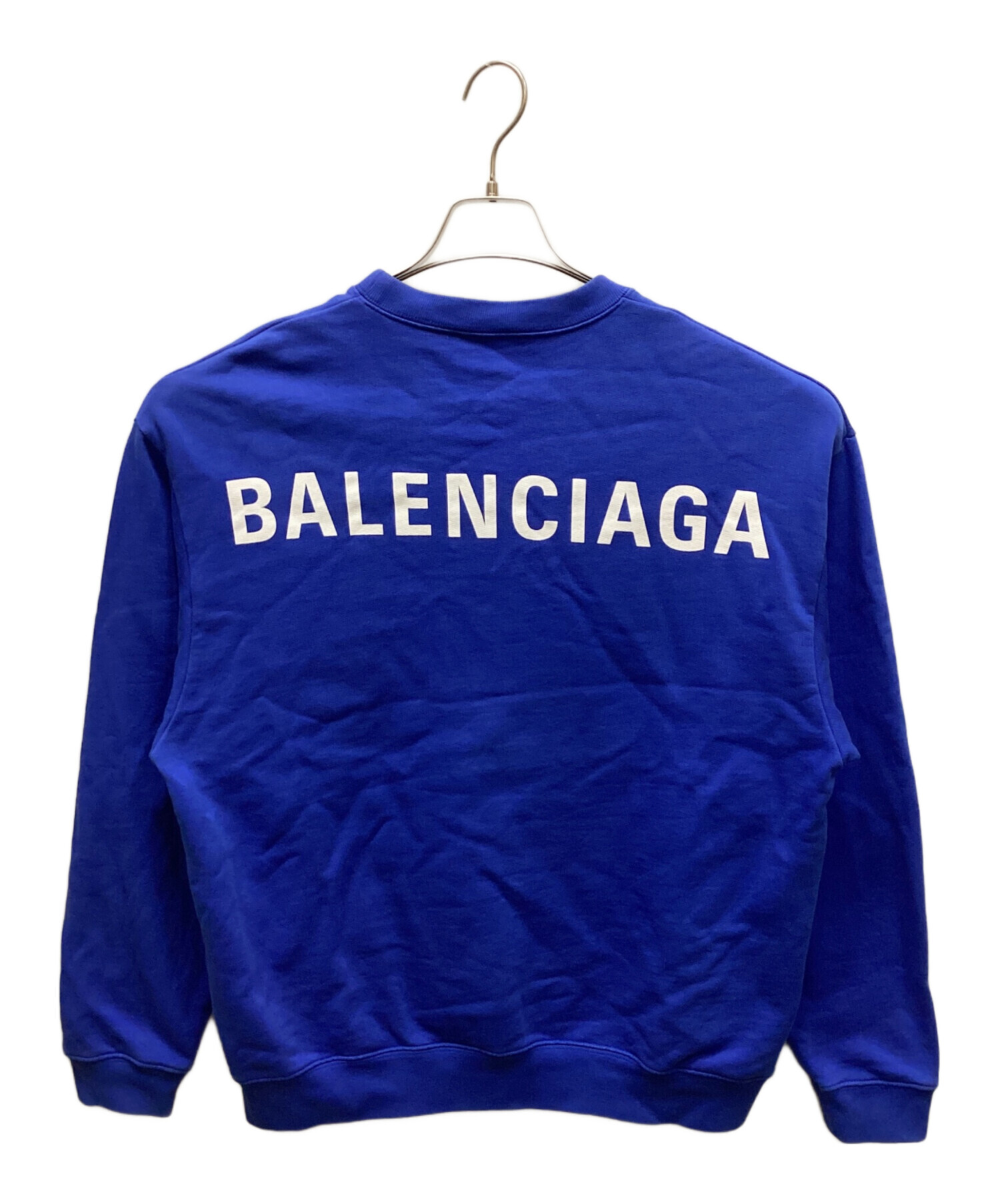 中古・古着通販】BALENCIAGA (バレンシアガ) バックロゴ クルーネック 