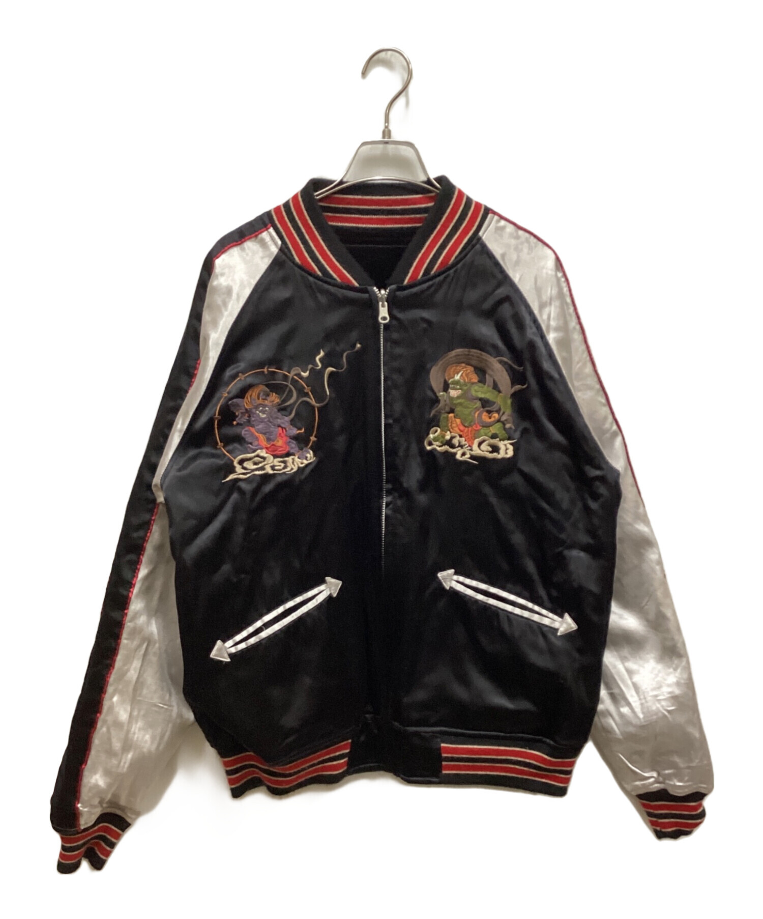 中古・古着通販】HOUSTON (ヒューストン) リバーシブルスカジャン 中古・古着通販】HOUSTON (ヒューストン) リバーシブルスカジャン